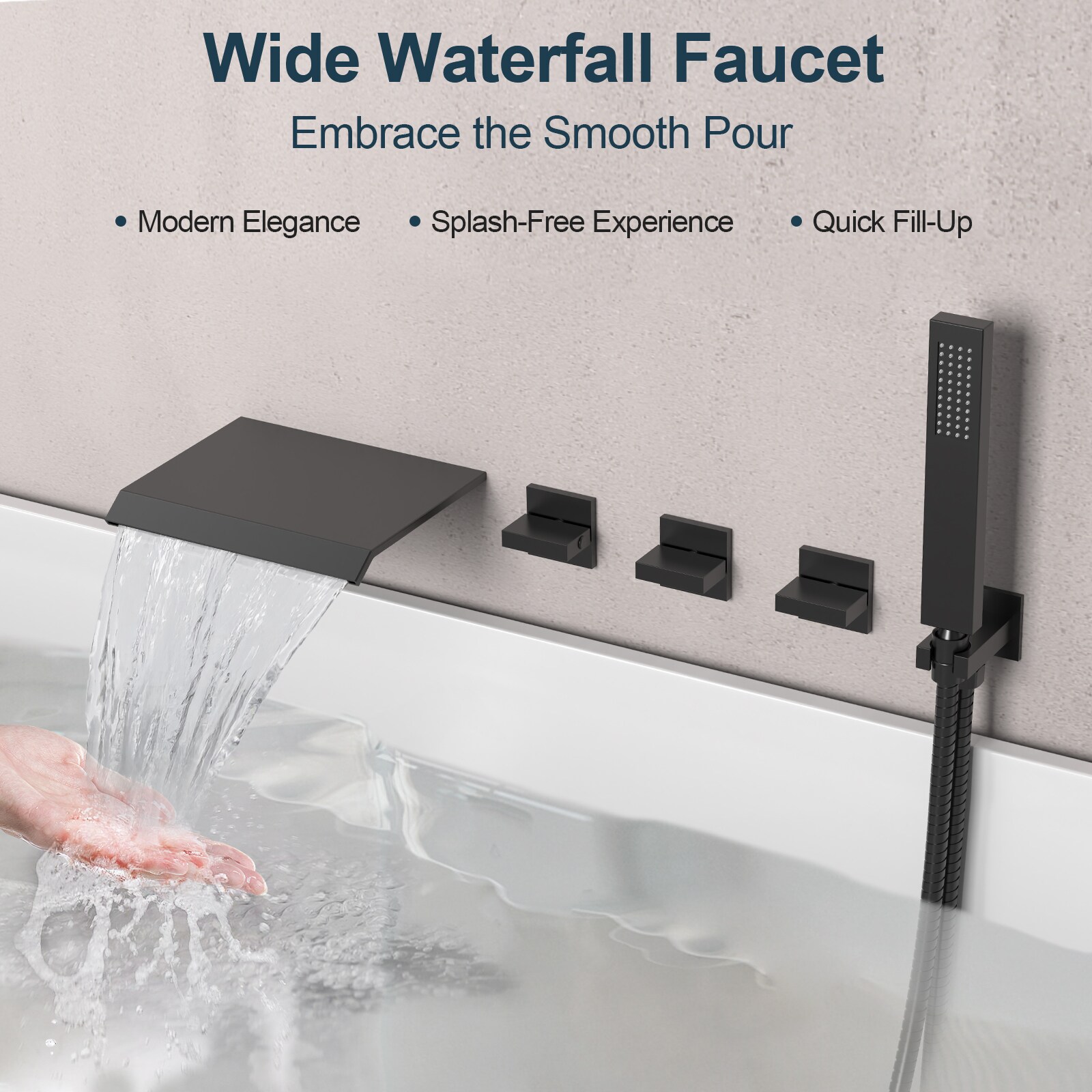 GRANDJOY SGF11GJ-11BL Roman-Tub-Faucets - View #5