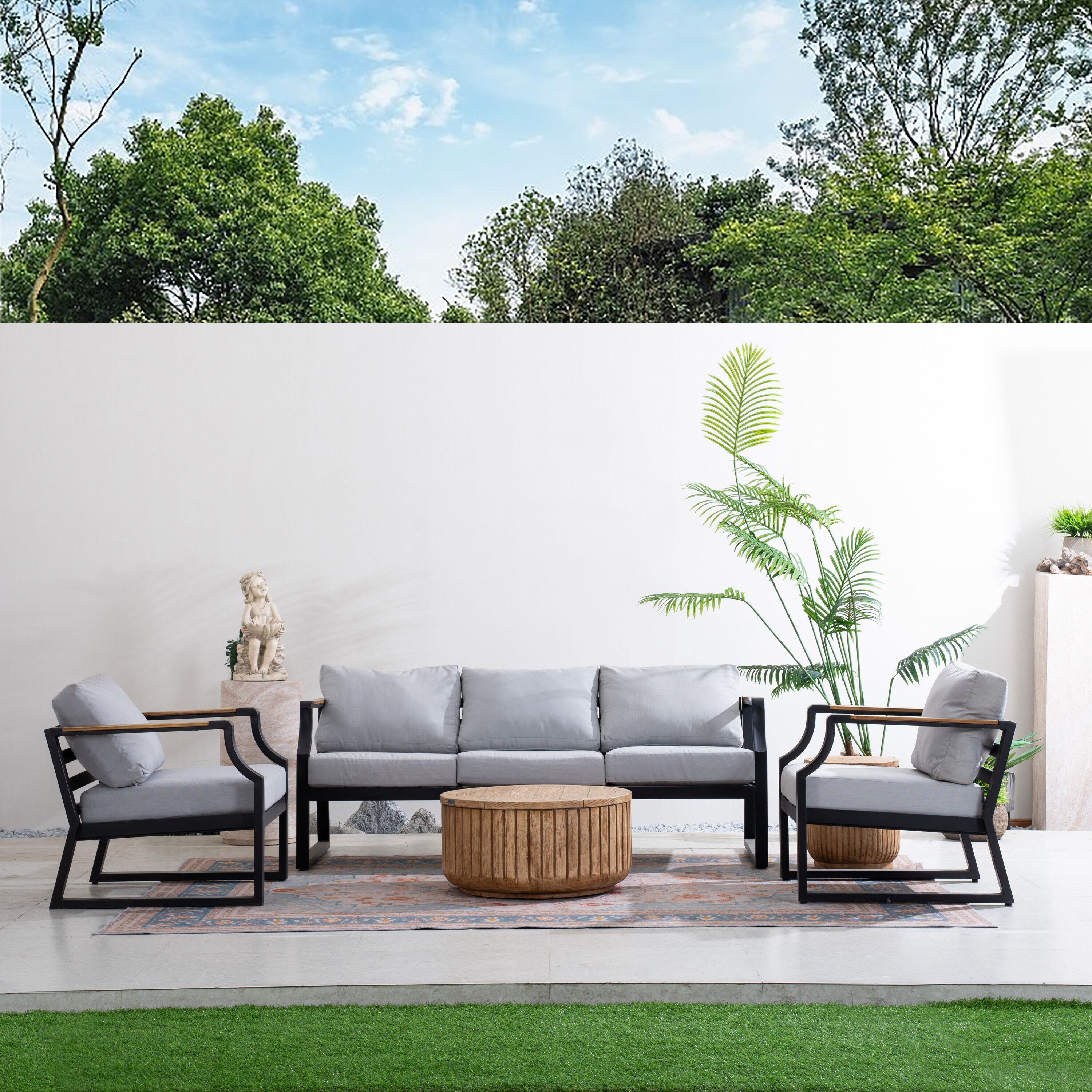 Direct Wicker DWS-21B2S3S&26T17IB Patio-Conversation-Sets - View #5