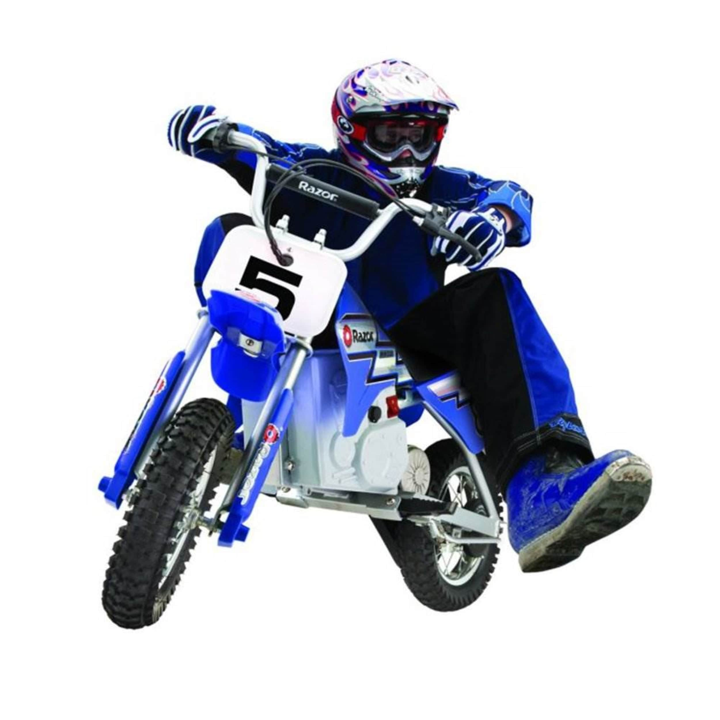 Razor Mx350 Dirt Rocket 24V Electric Toy Motocross Motorcycle Dirt Bike Blue 18675 at Lowes