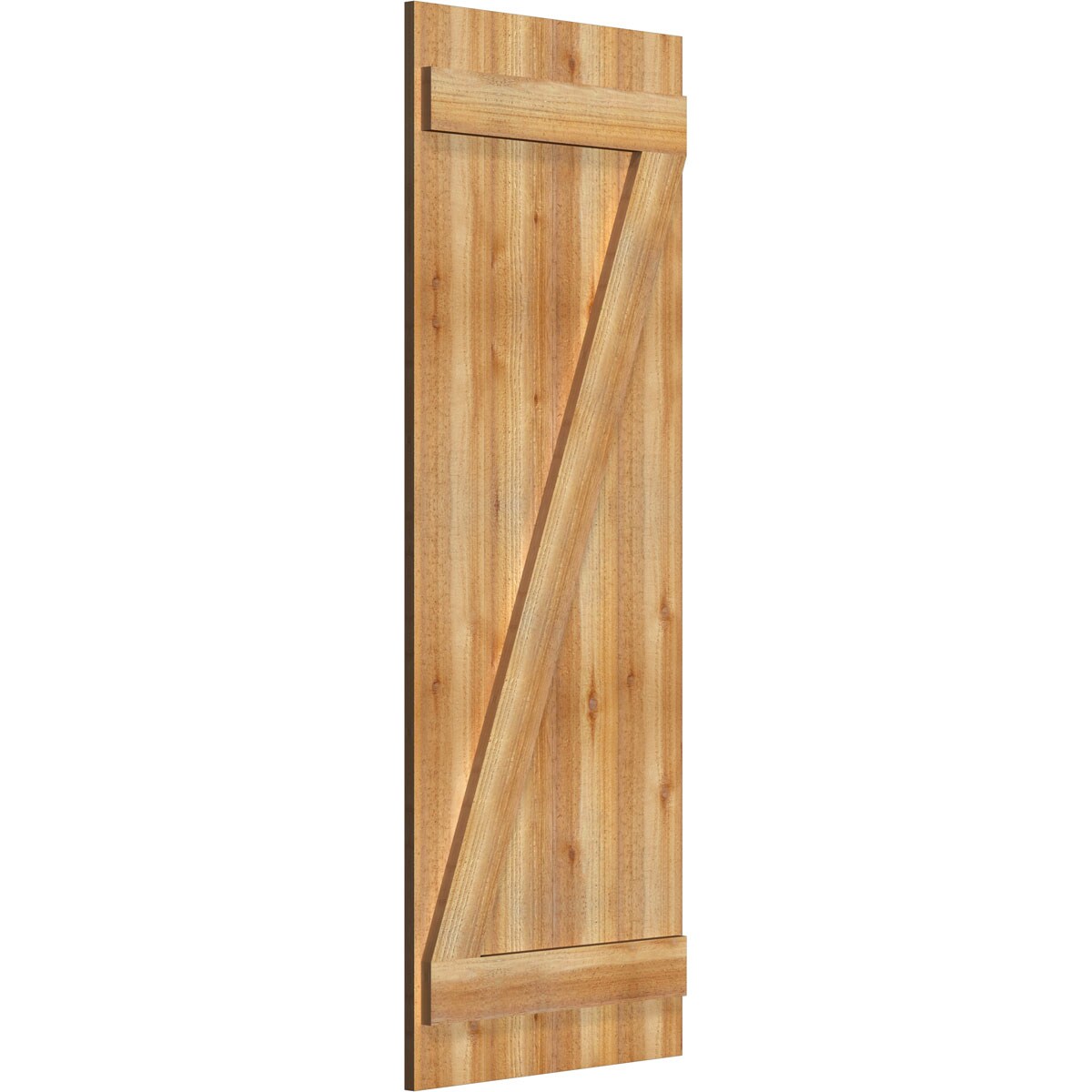 Ekena Millwork RBJ06Z21X058RWR Exterior-Shutters - View #2