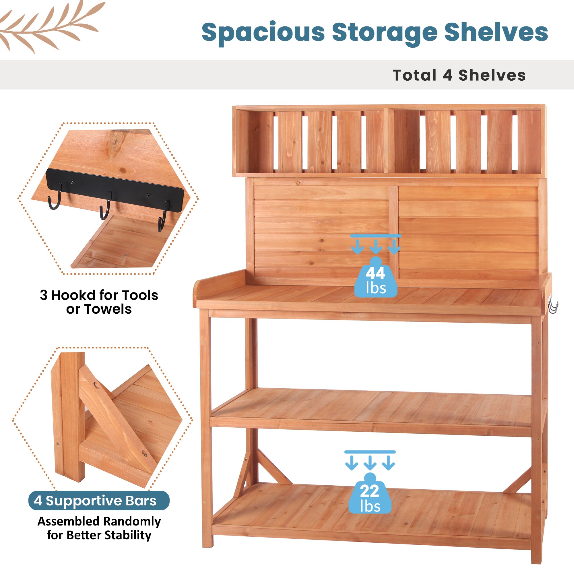 Clihome CL-TP717WF323LBW Potting-Benches - View #9