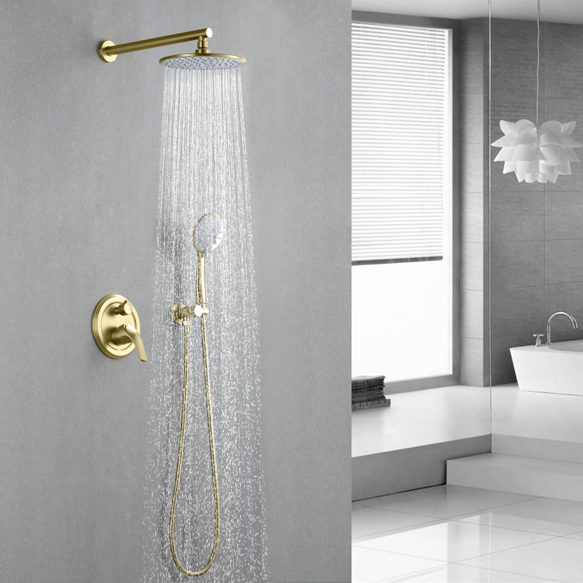 Poinic CFA-BG-88040-9 Showerhead-Bar-Panels - View #4
