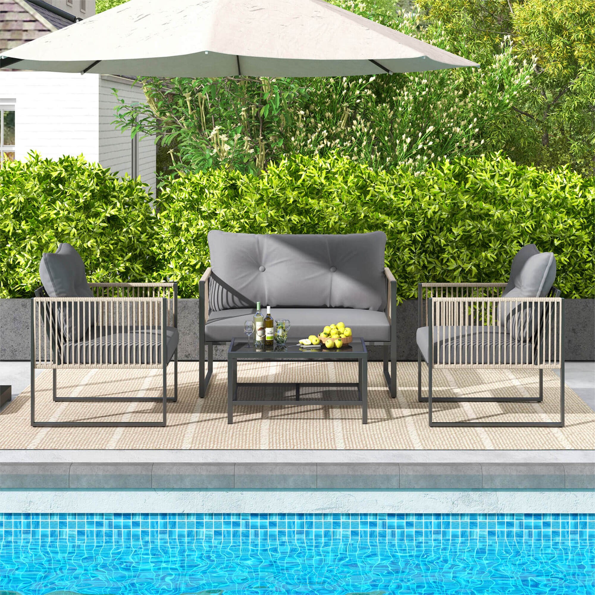 Costway HCST05469 Patio-Conversation-Sets - View #7