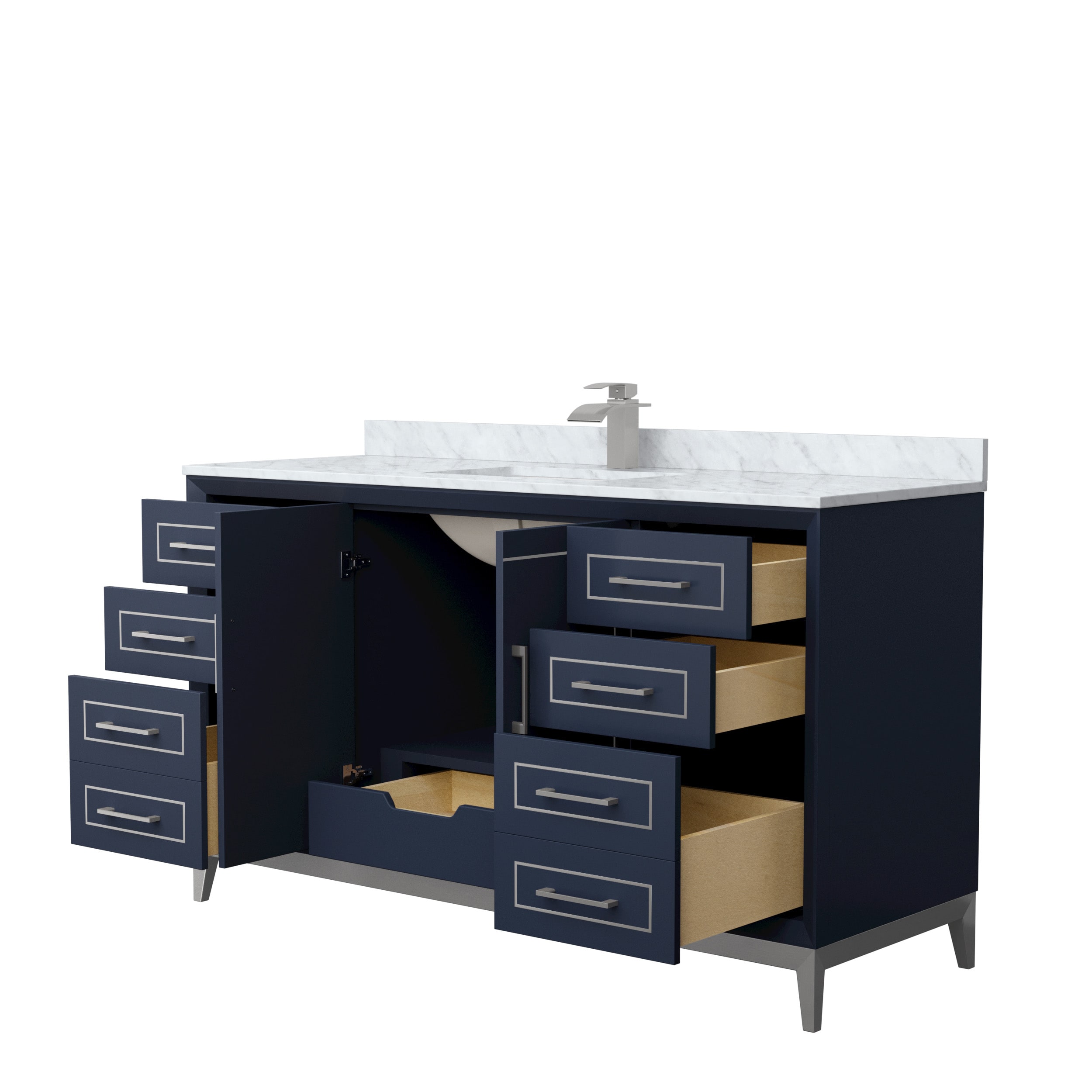 Wyndham Collection WCH515160SBNCMUNSMXX Bath-Vanity-Combo - View #2