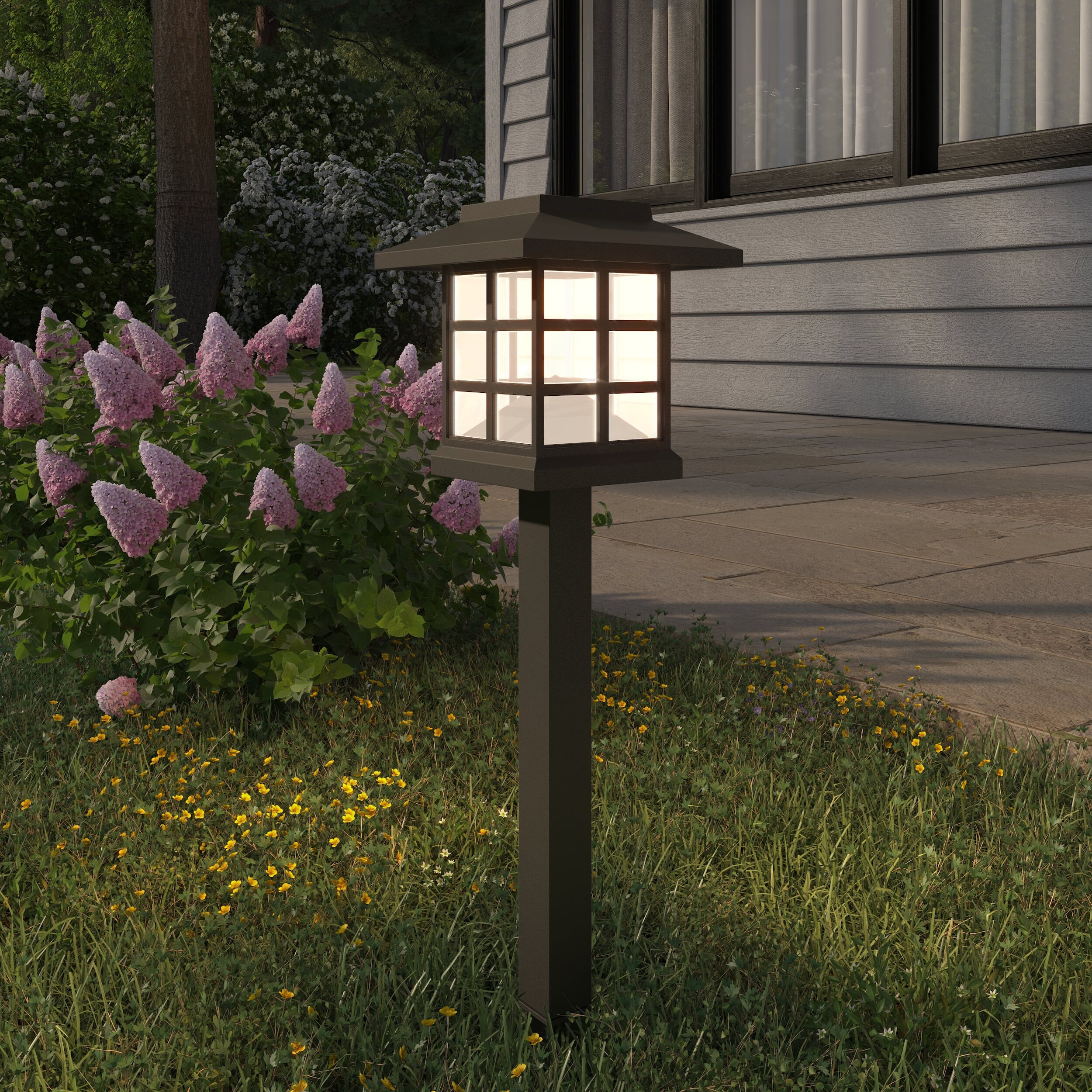 Solar LED Pathway Lights with Dusk to Dawn Sensor, Multipack