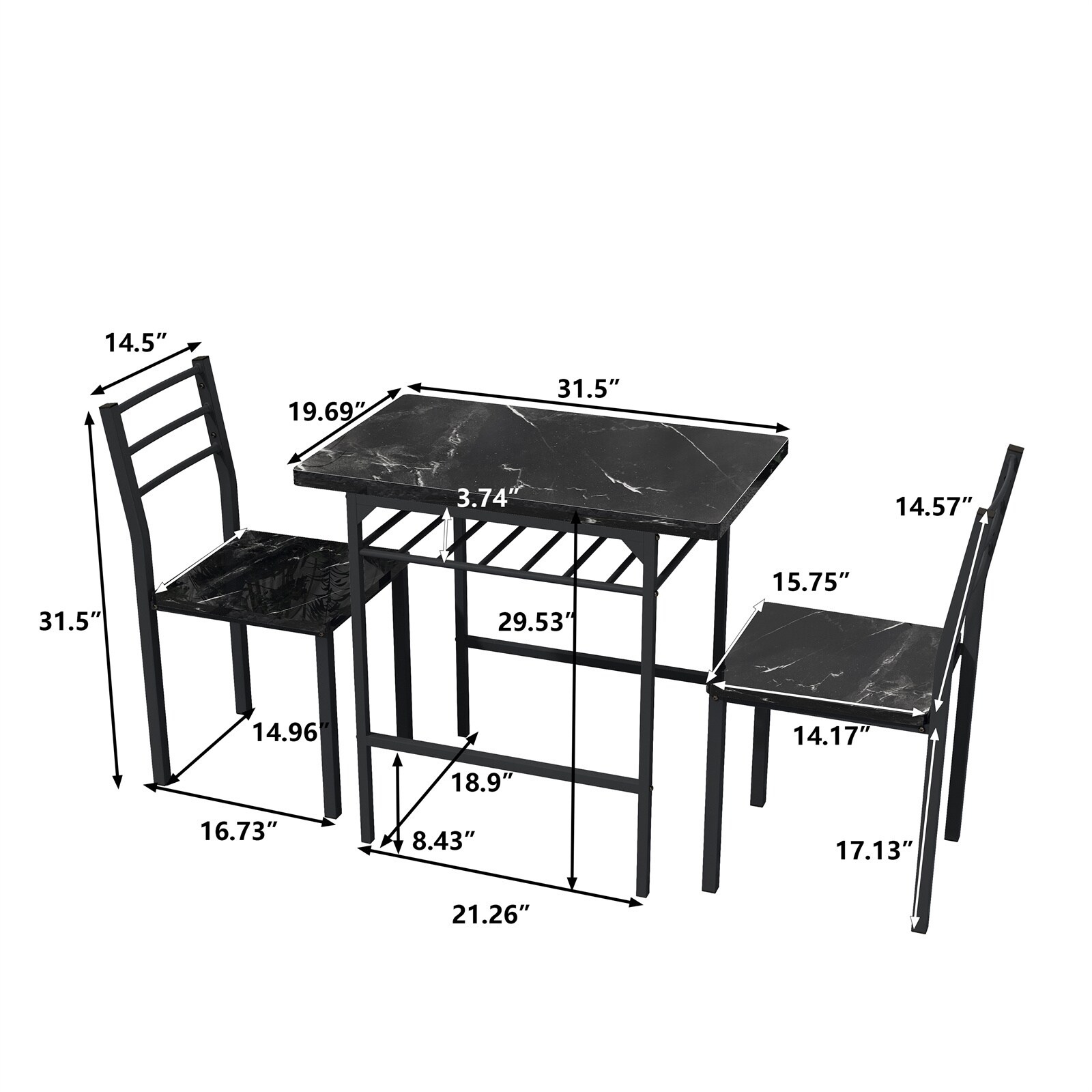 BESTCOSTY W7575LJW3877-XLL Dining-Sets - View #6