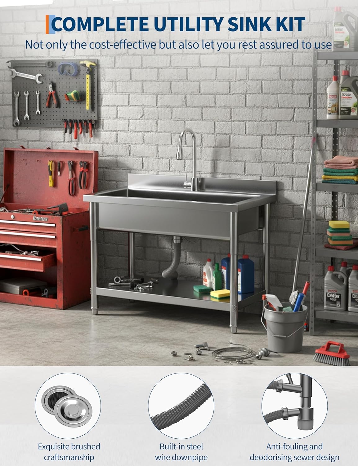Garvee GGL-PLS-33AWJWTW Kitchen-Sinks - View #5