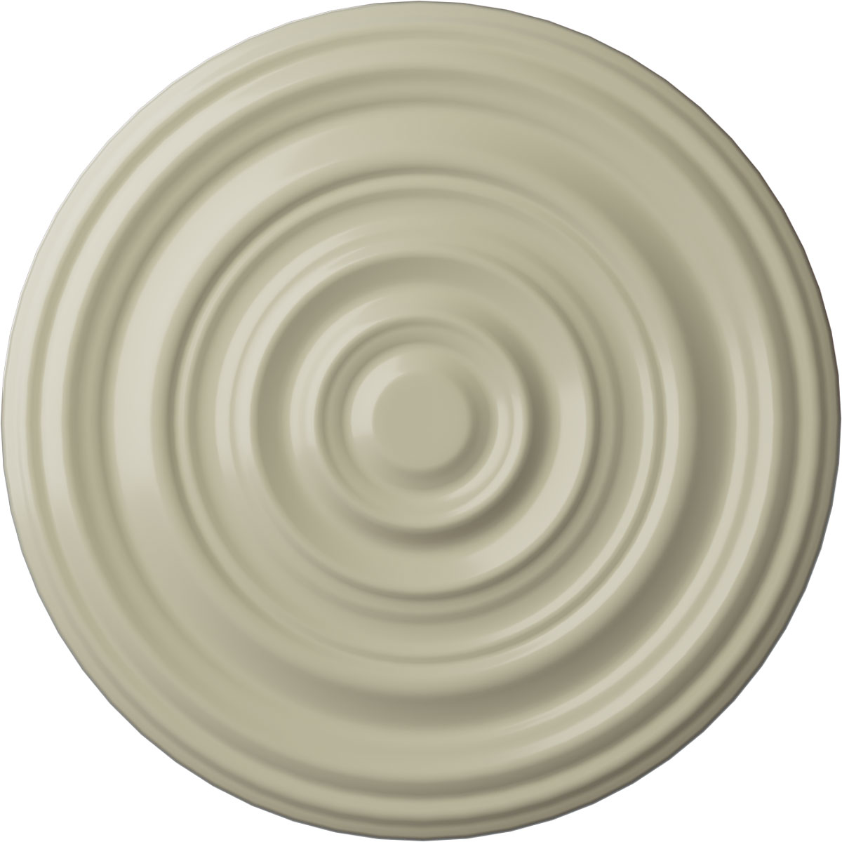 Ekena Millwork CM29CACYF Carton Smooth 29.125-in W x 29.125-in L Painted Clear Yellow Polyurethane Whole Ceiling Medallion