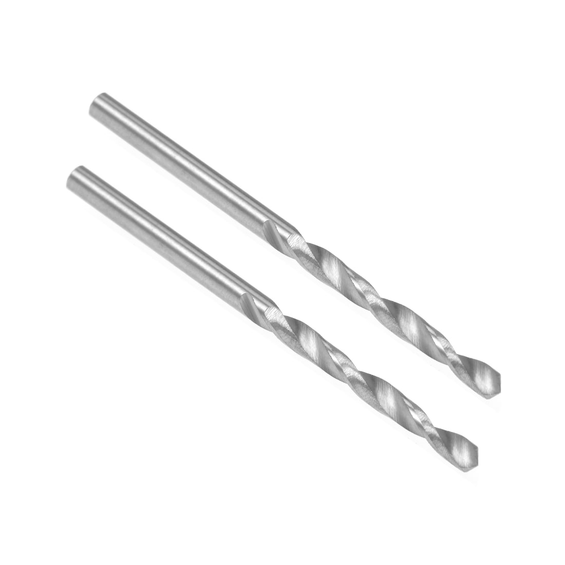 Unique Bargains 2.05mm Solid Carbide Drill Bits Straight Shank Short Twist Drill Bit for Stainless Steel Alloy Hard Steel Hardened to 50 HRC 2pcs