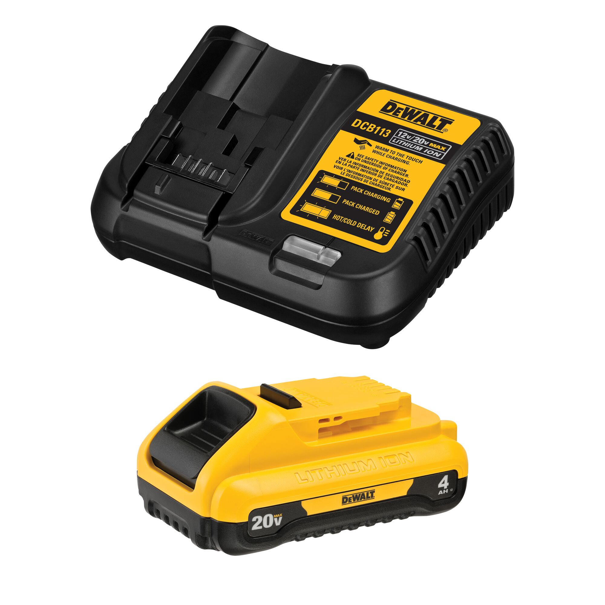 DEWALT 20-V Lithium Battery Kit (4 Ah) DCB240C Sansujyuku sansujyuku.com