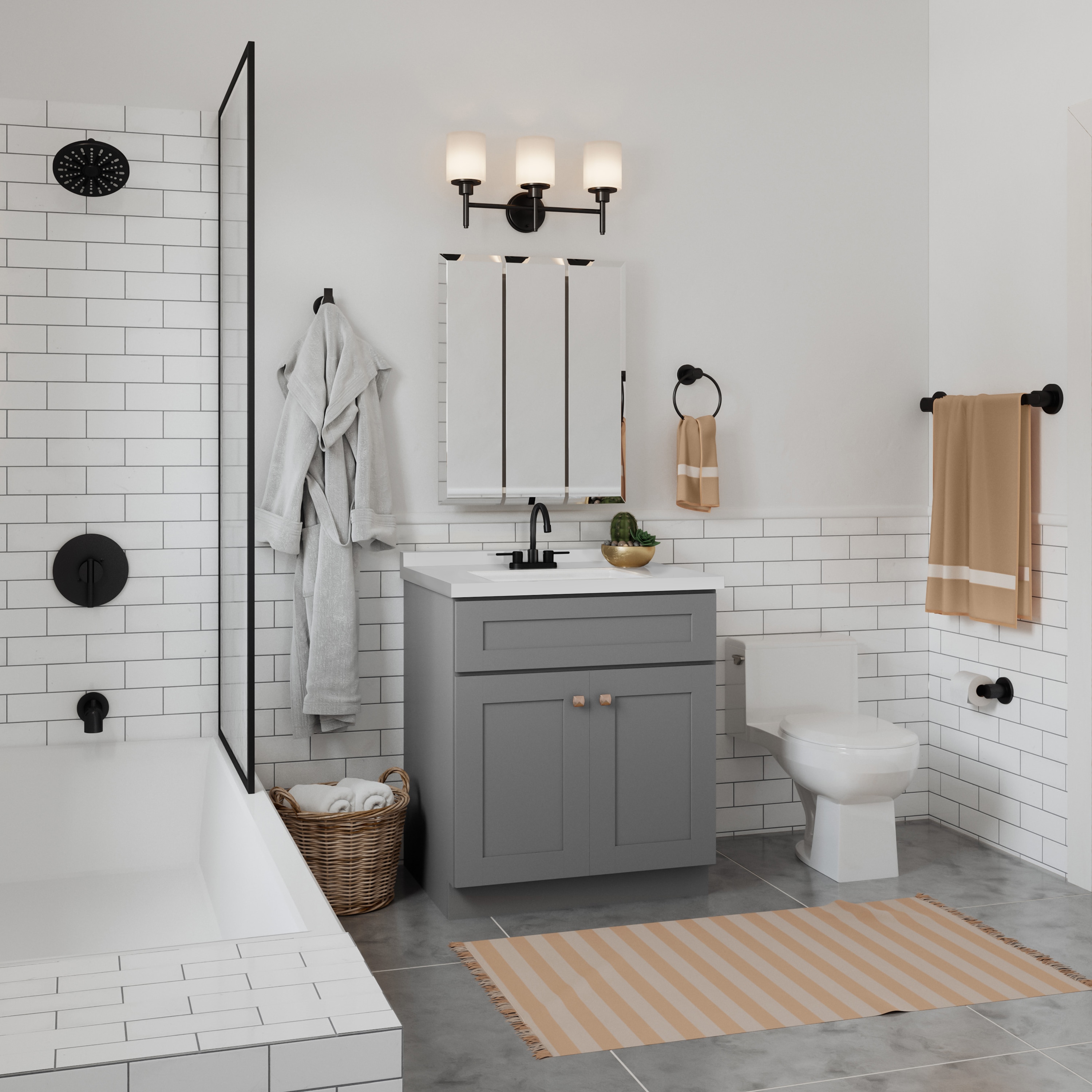 31-Inch Solid White Cultured Marble Vanity Top with Backsplash