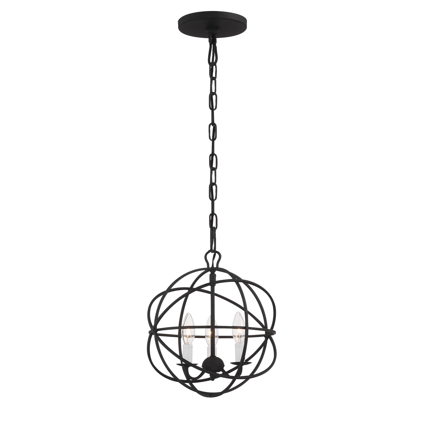 Elight Design 3-Light Bronze Modern/Contemporary Damp Rated Chandelier ...