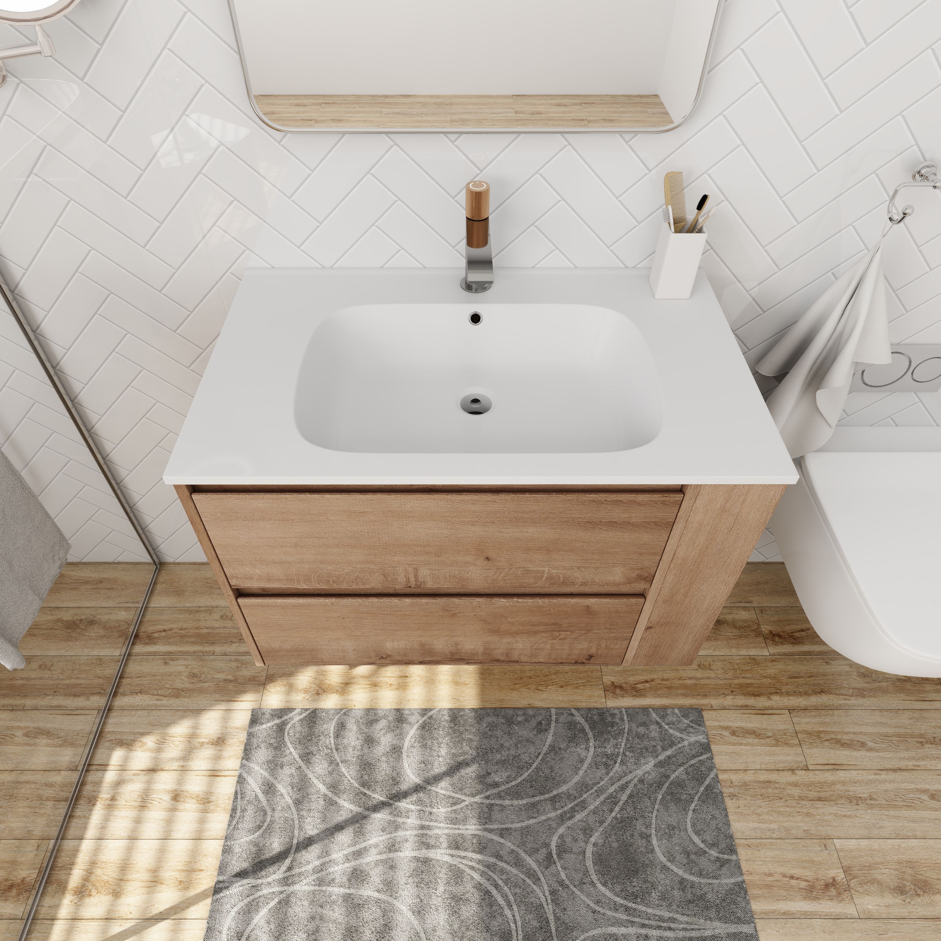 Tahanbath MT2-02HGVSYA Bath-Vanity-Combo - View #2
