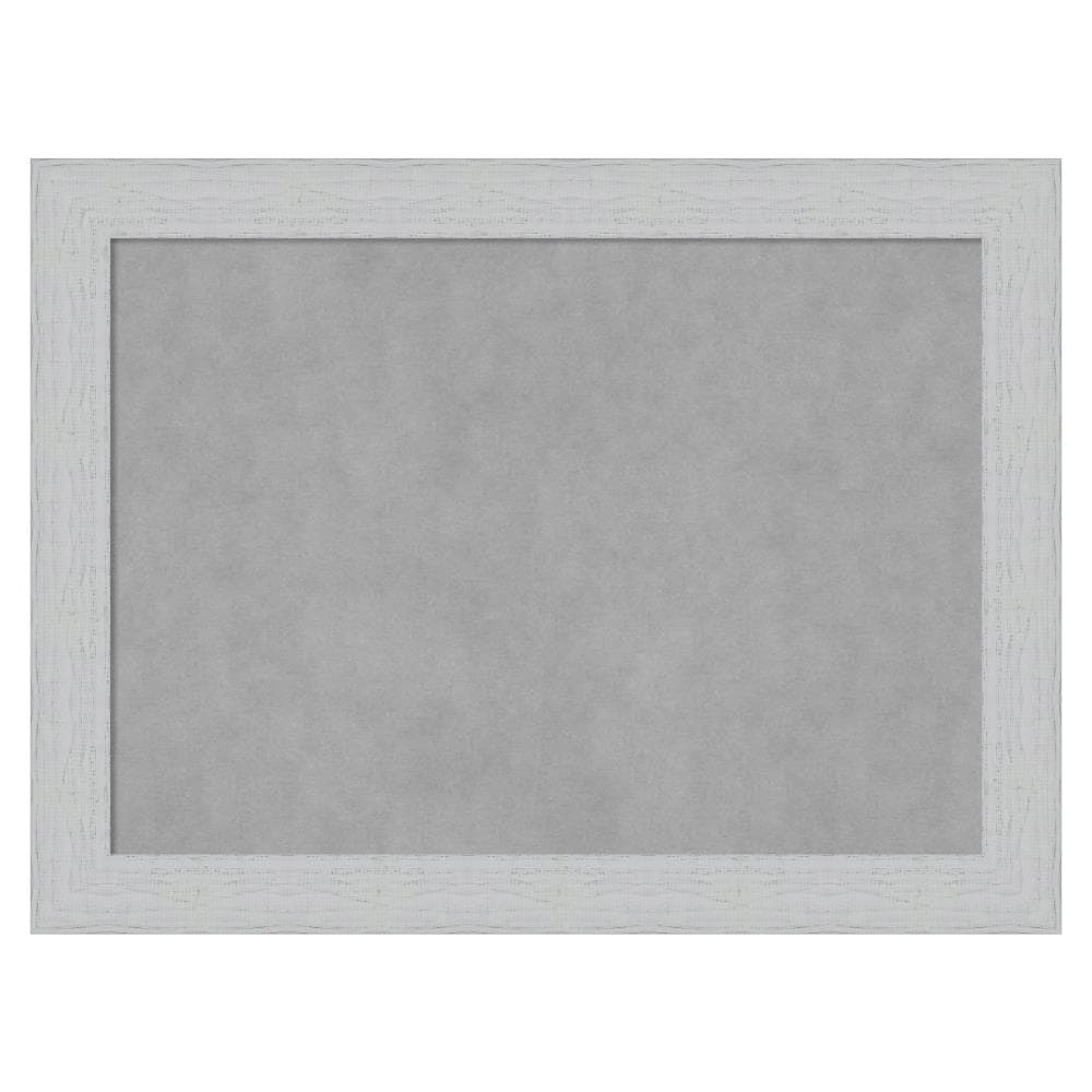 Amanti Art DSW4093685 Shiplap White Frame Collection 32.25-in W x 24.25-in H Landscape or Portrait