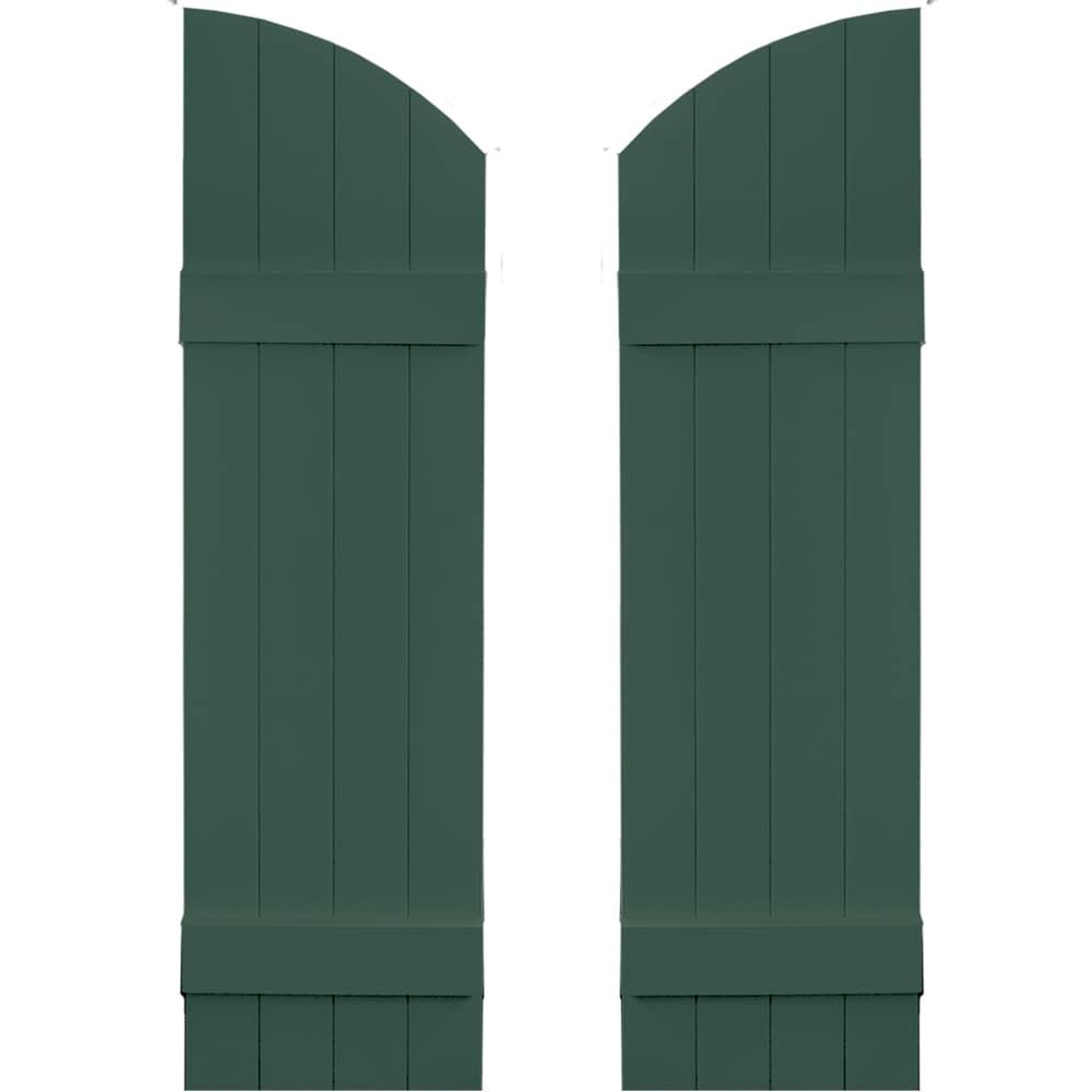 Vantage V5931445028 13.875-in W x 45-in H Forest Green Board and batten Exterior Shutters ( 1 -Pack )