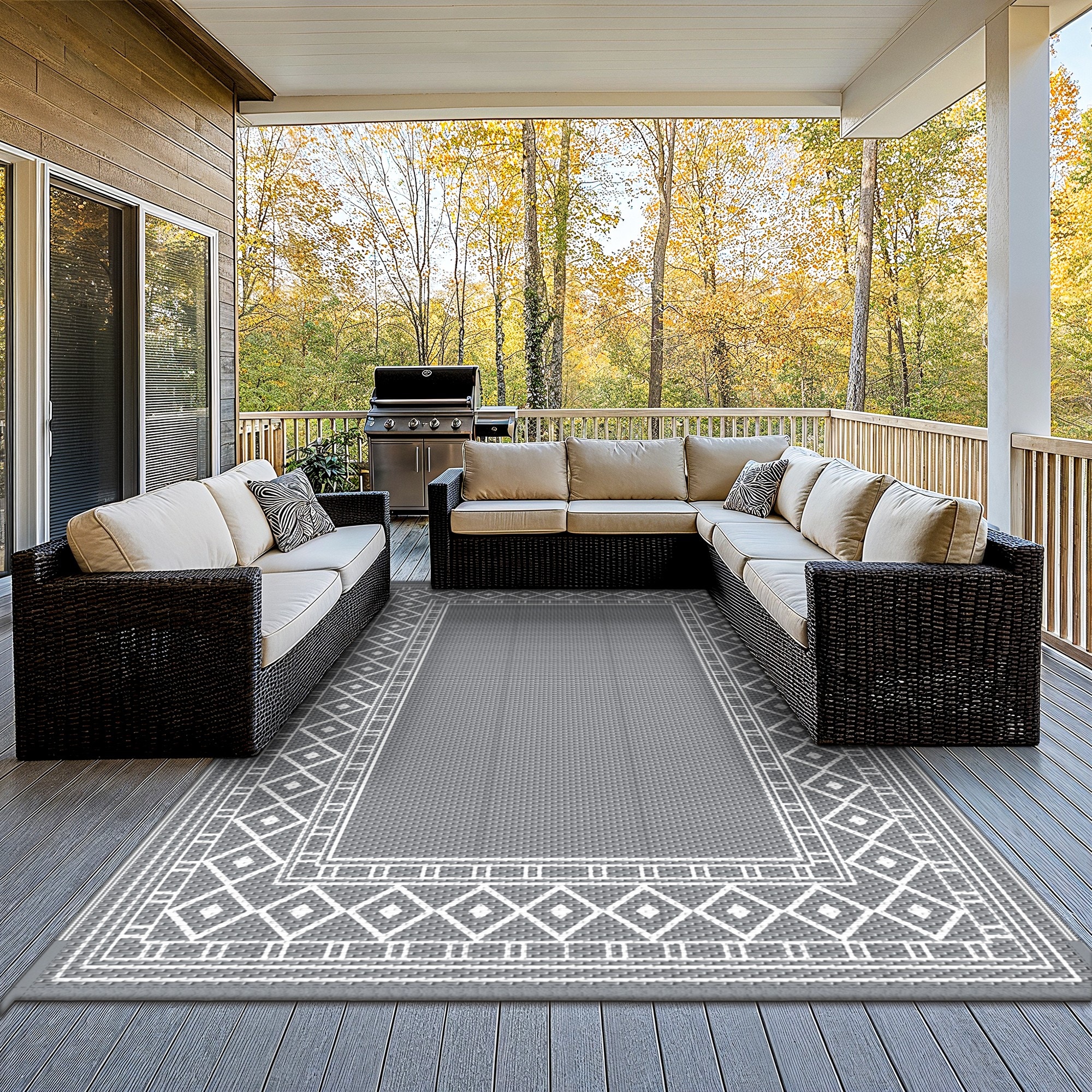 BAVNI PD25-GREYWHITE-8X10 rugs - View #2