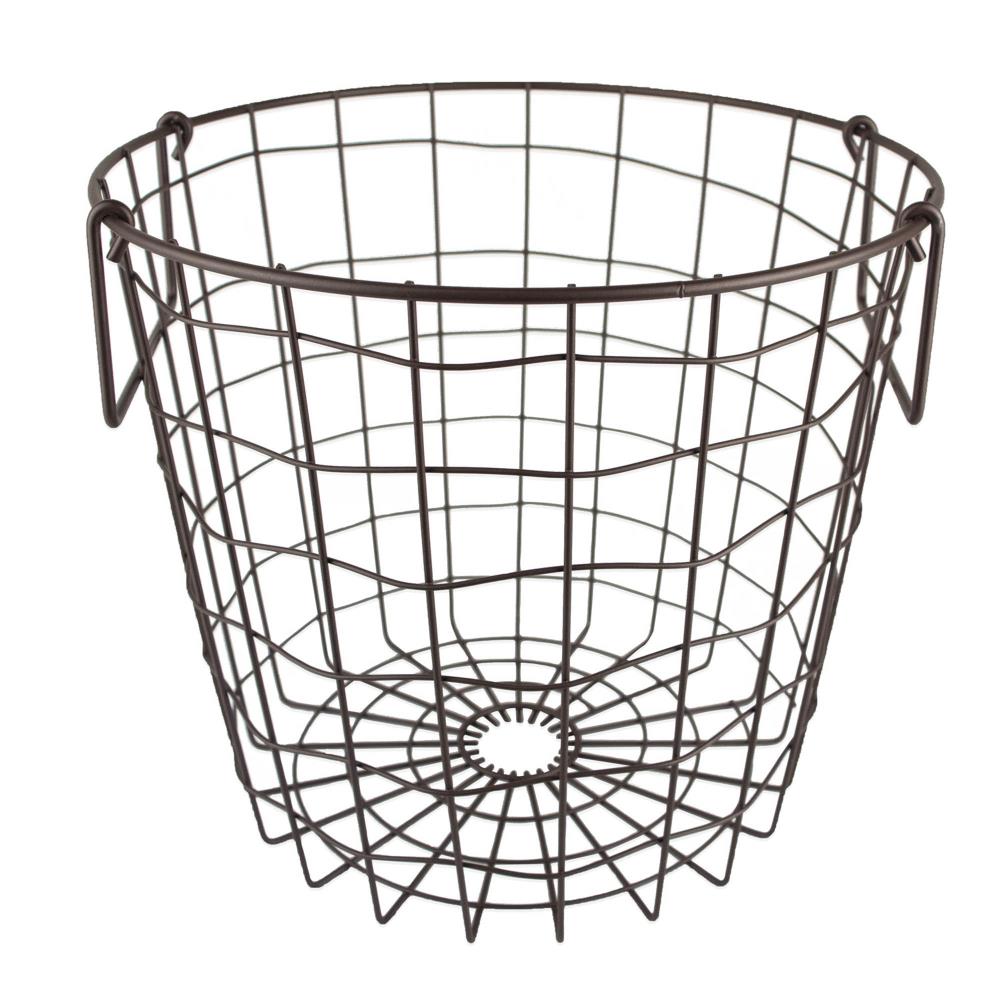 DII 11.8-in W x 10.2-in H x 11.8-in D Bronze Iron Basket in the Storage ...