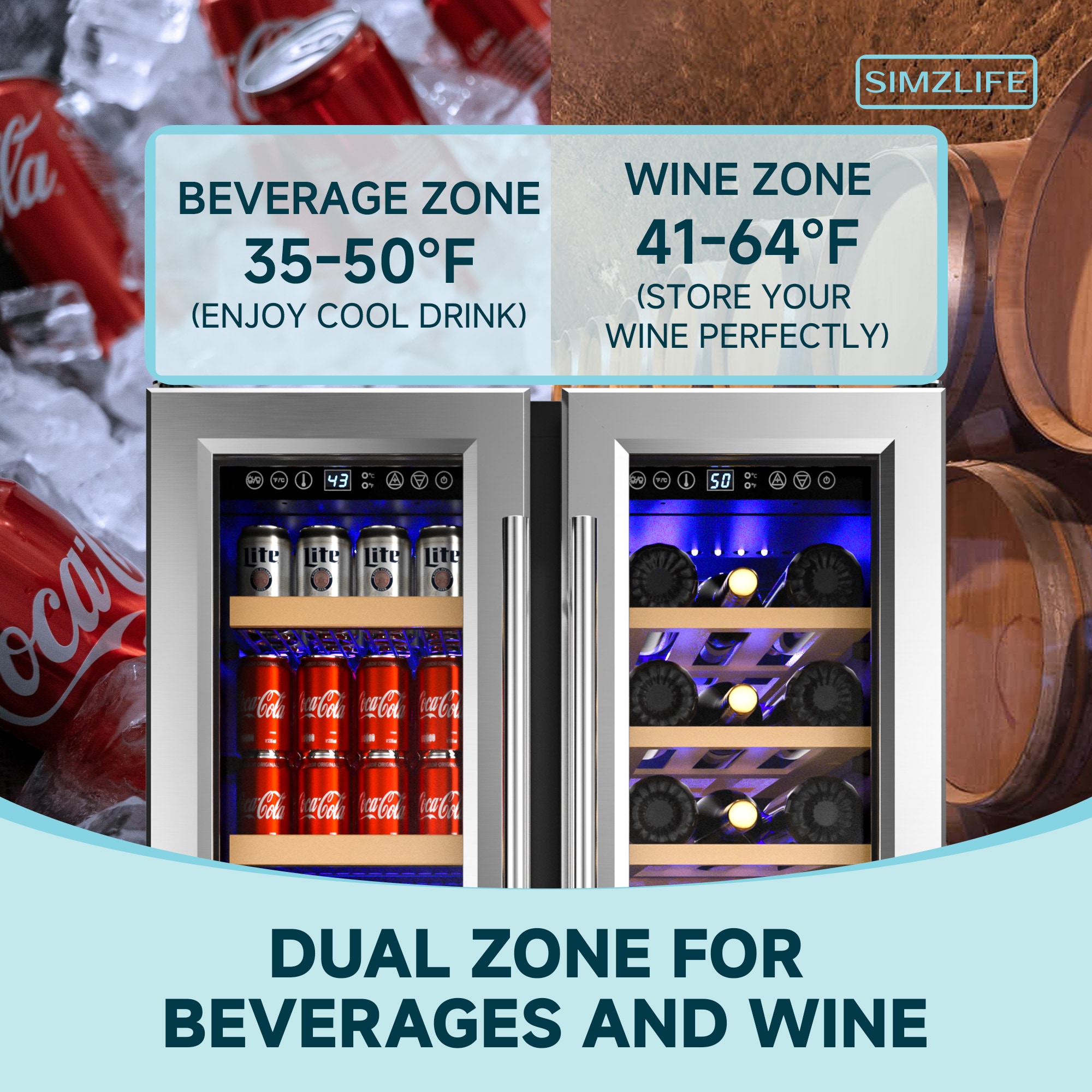 SIMZLIFE BRUC-DD53 Beverage-Dispensers - View #3
