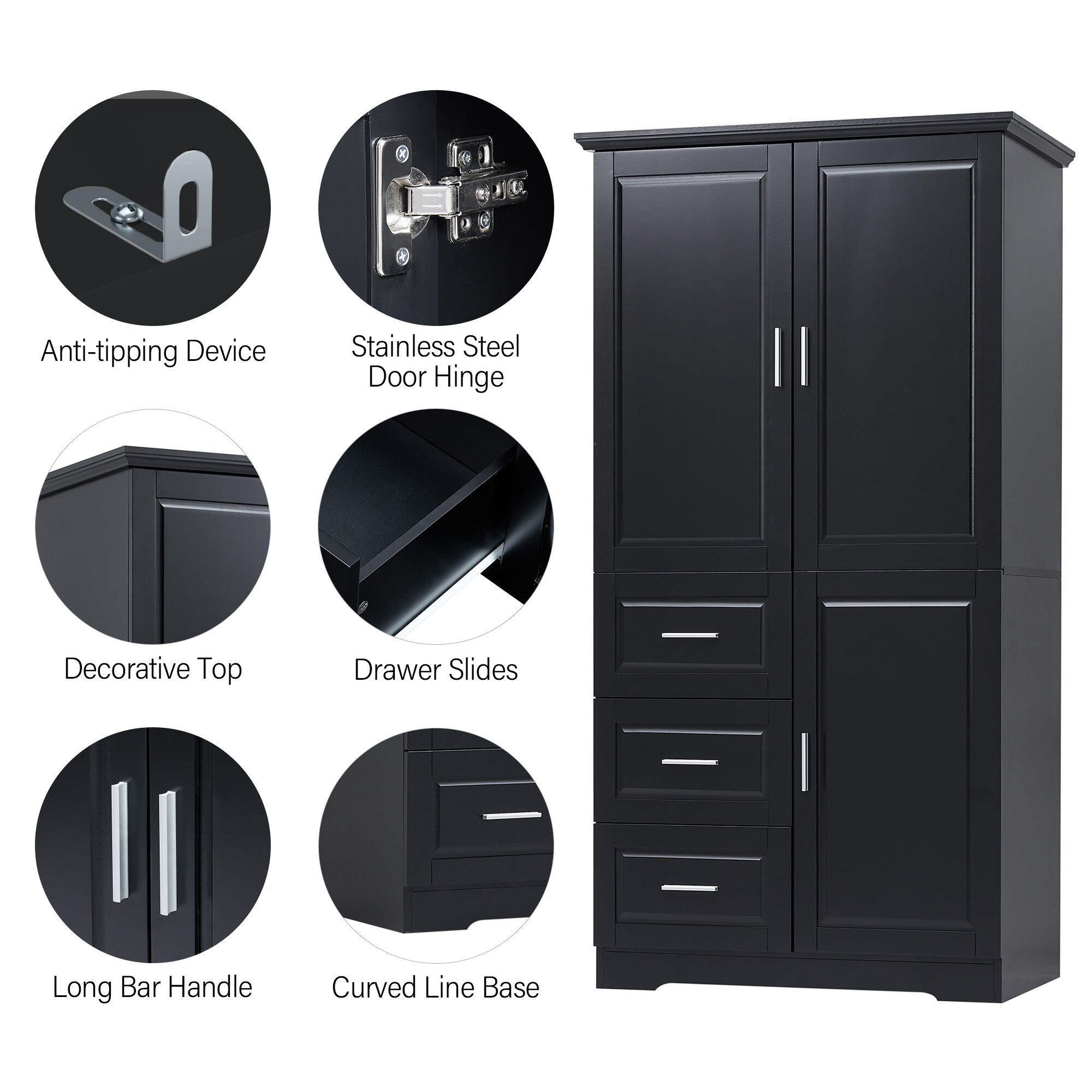 ZAKLOOP WUV255 Storage-Drawers - View #4
