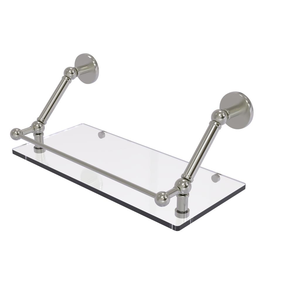 Allied Brass P1000-1-18-GAL-SN Prestige Skyline Satin Nickel Wall mount Bathroom Shelf ( 18-in x 8-in x 8-in )
