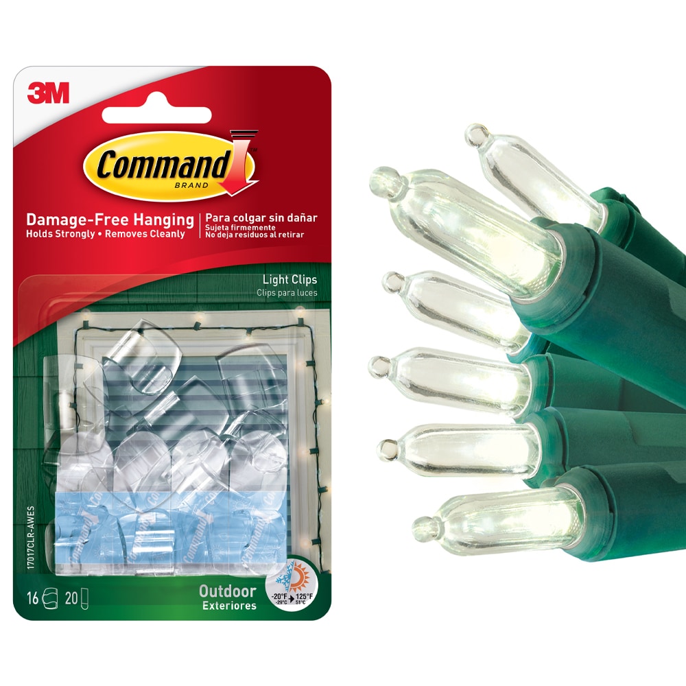 Command™ Outdoor Light Clips