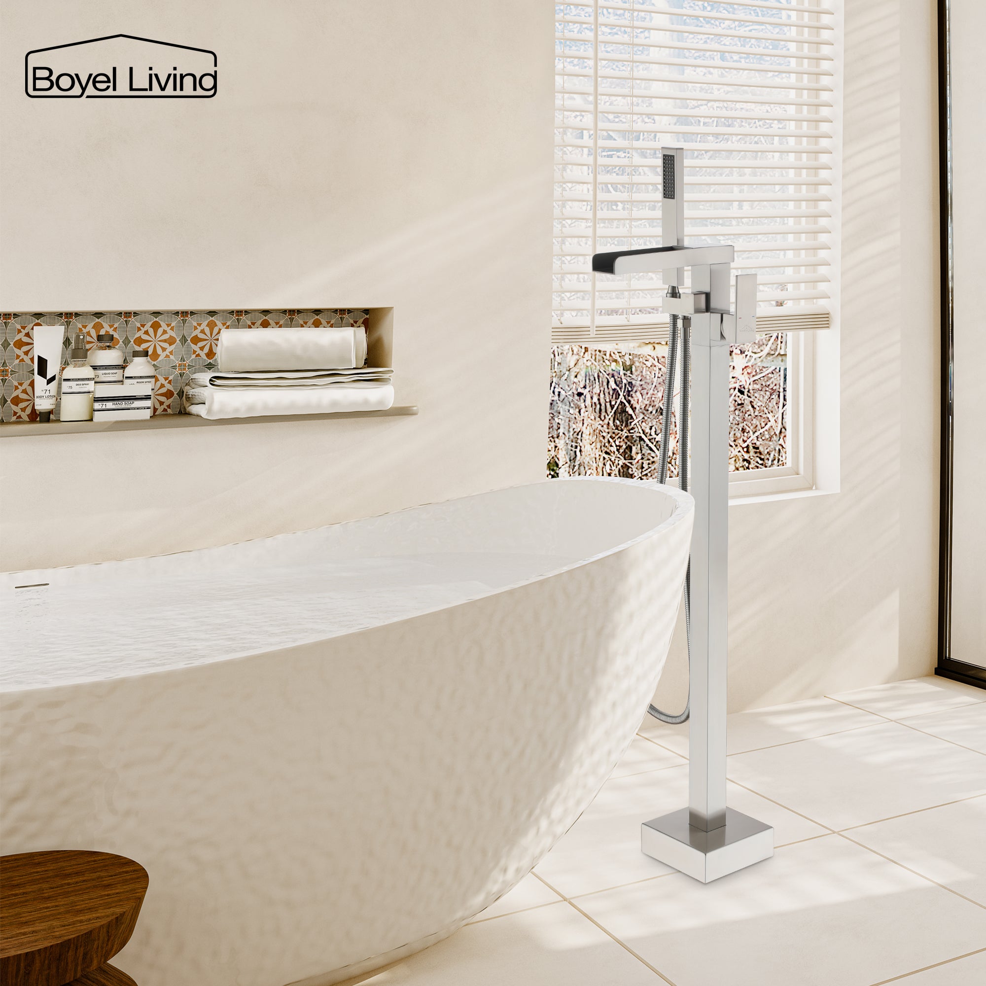 Boyel Living MS-I1512-BN Roman-Tub-Faucets - View #4