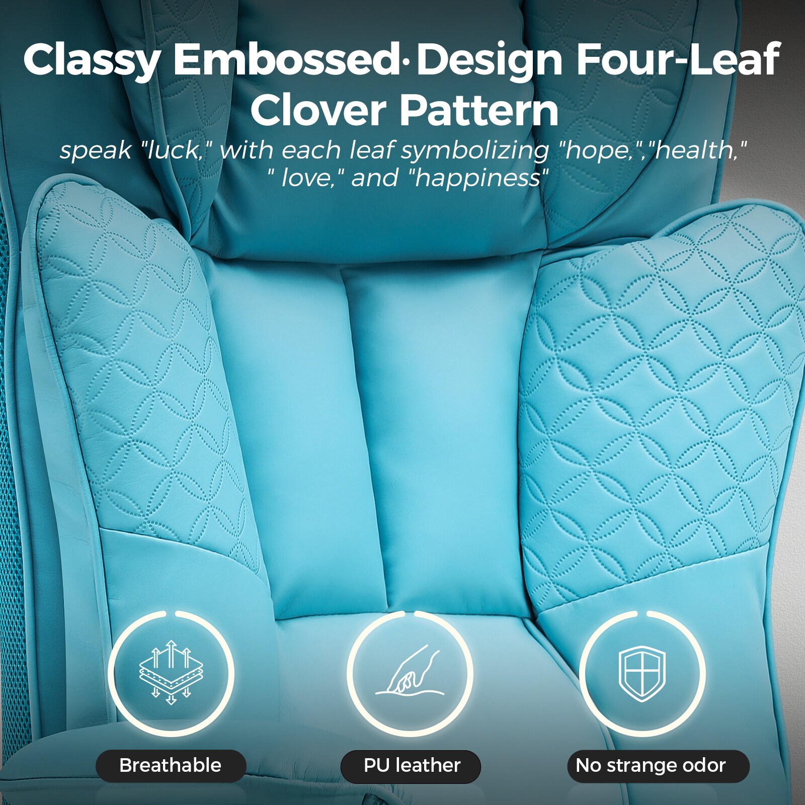 GTPLAYER LOWE'S-CH610-SKYBLUE Office-Chairs - View #8