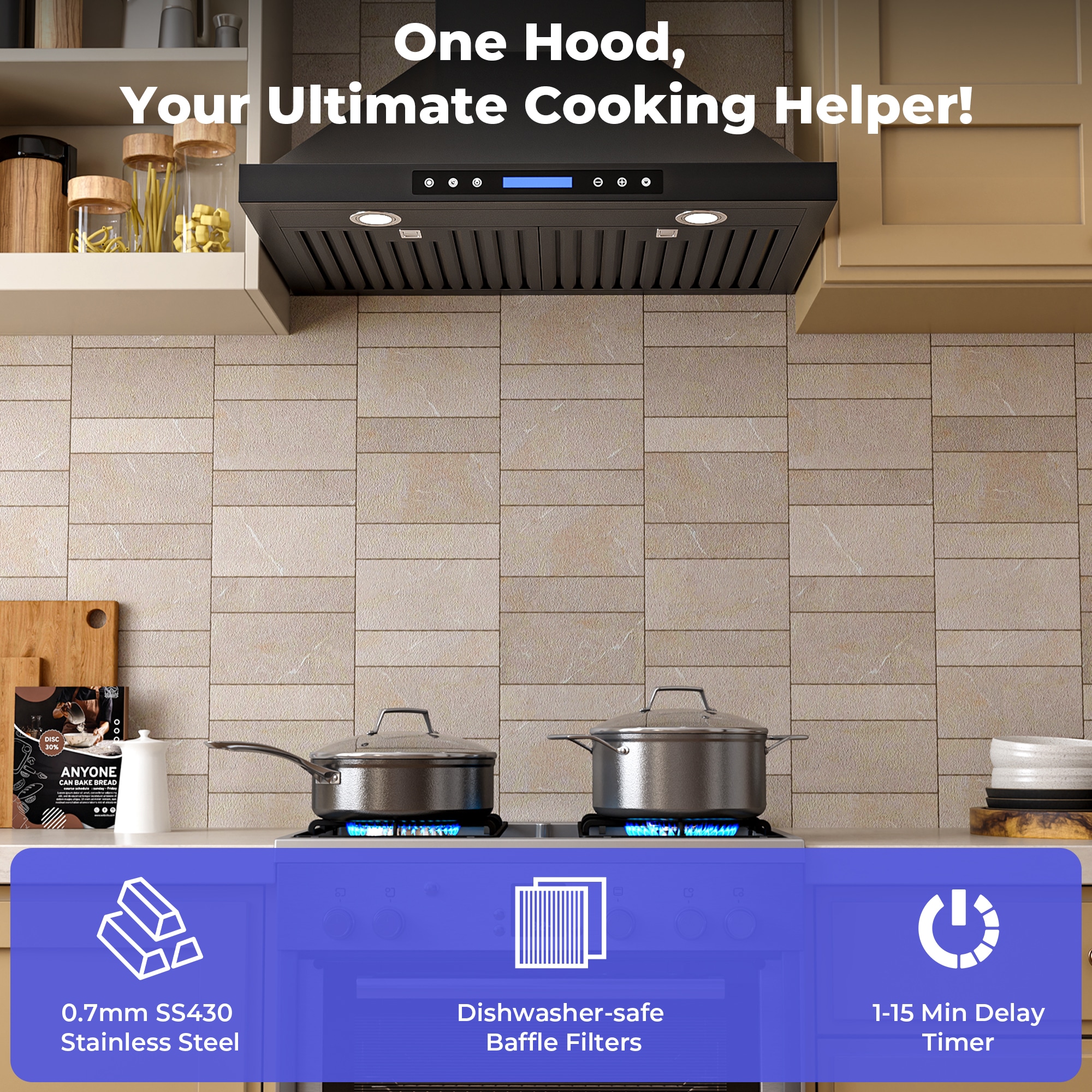 DZS DNAP02-36B Wall-Mounted-Range-Hoods - View #7