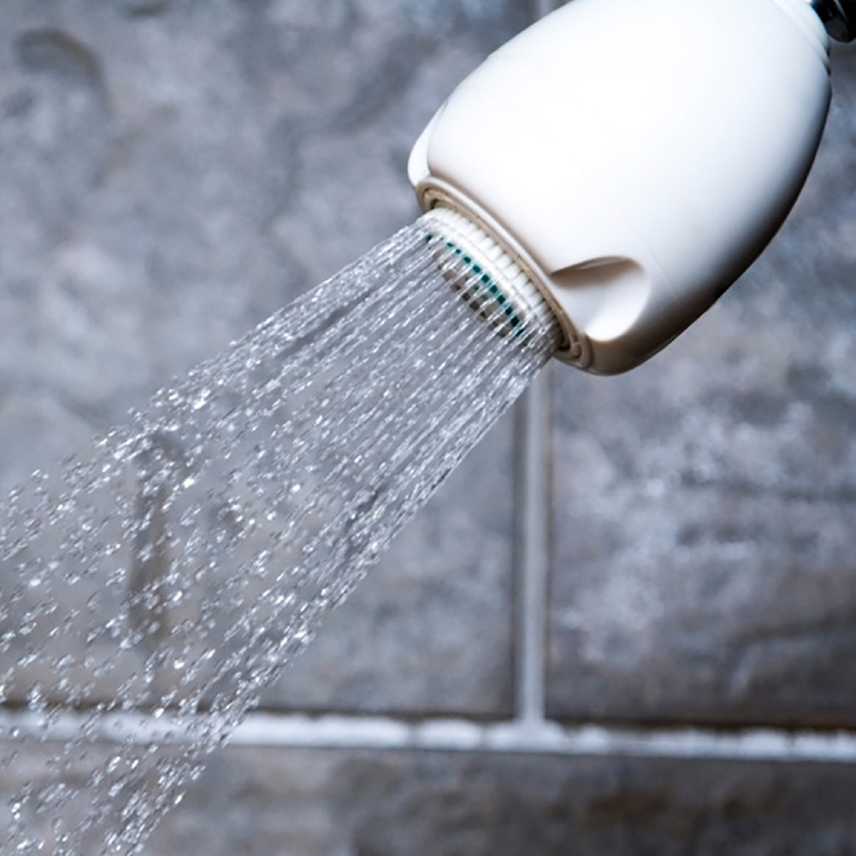 White Multi-Function Wall Mounted Shower Head with 3 Spray Settings