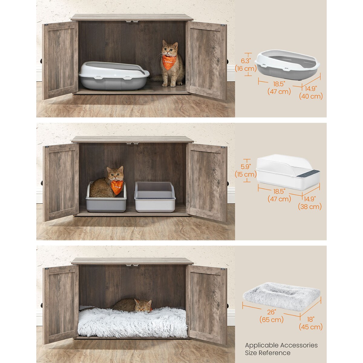 Slickblue D-SM-10K220LCPU Cat-Litter-Box - View #2
