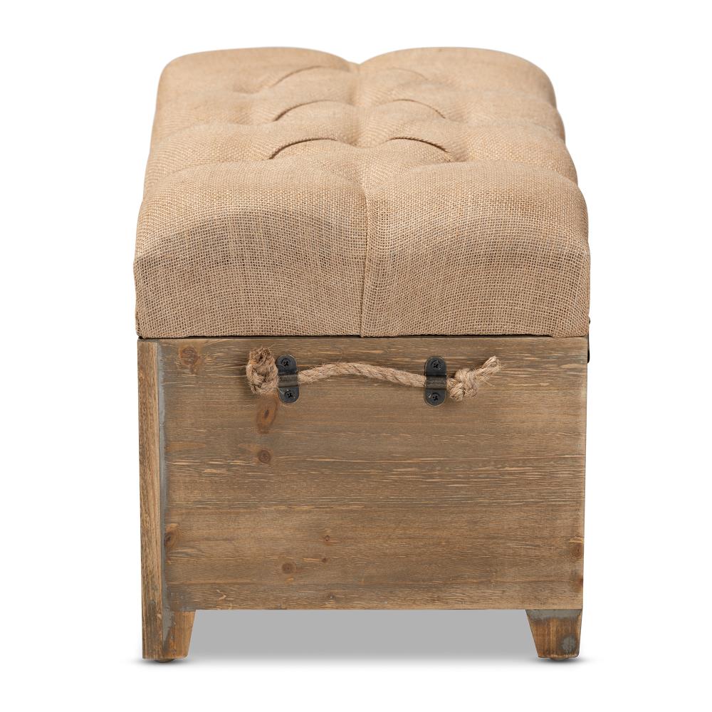 Baxton Studio 162-10561-LW Indoor-Ottomans - View #3