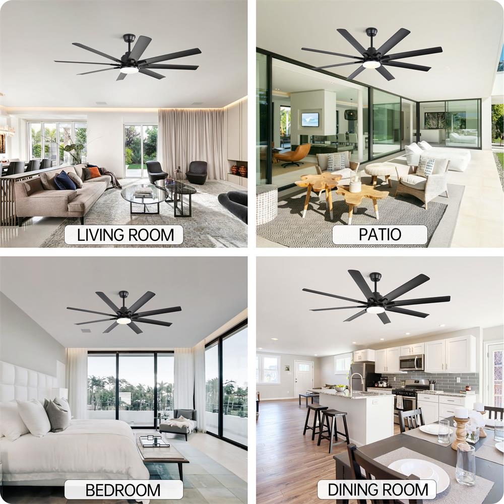 Sofucor LW-66K002SMTY-BK Ceiling-Fans - View #8
