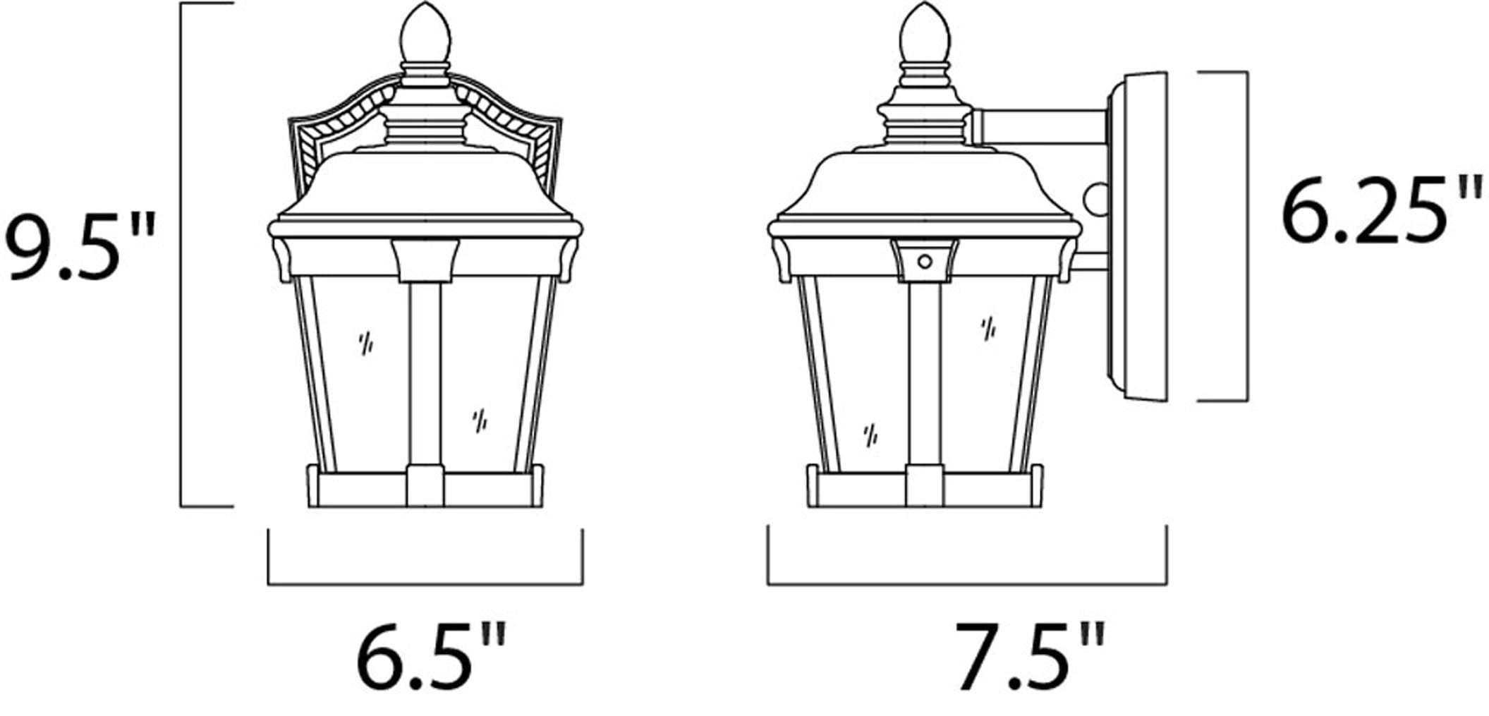 Maxim Lighting 40096CDBZ Outdoor-Wall-Lighting - View #2