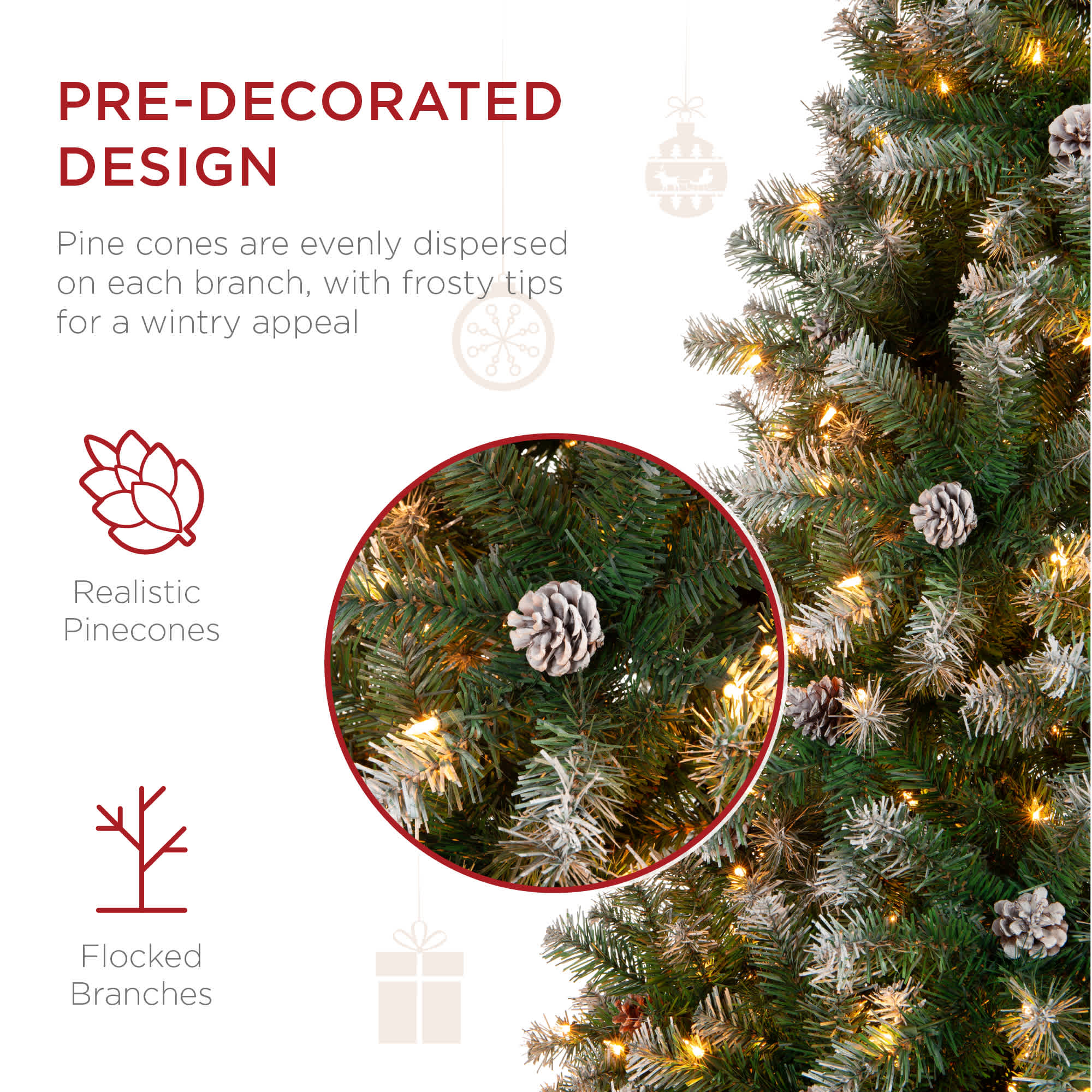 Best Choice Products SKY6923 Artificial-Christmas-Trees - View #3