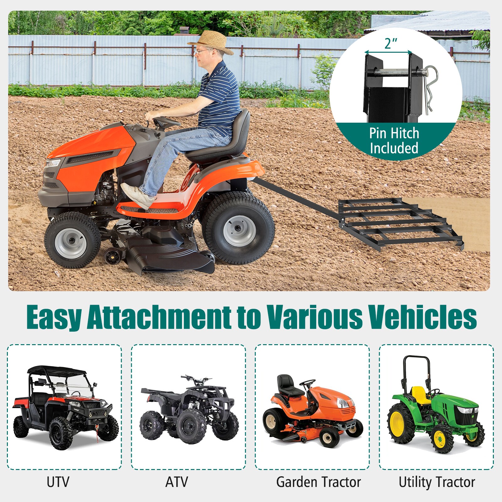 Iseryn NC4316BK Lawn-Leaf-Rakes - View #7