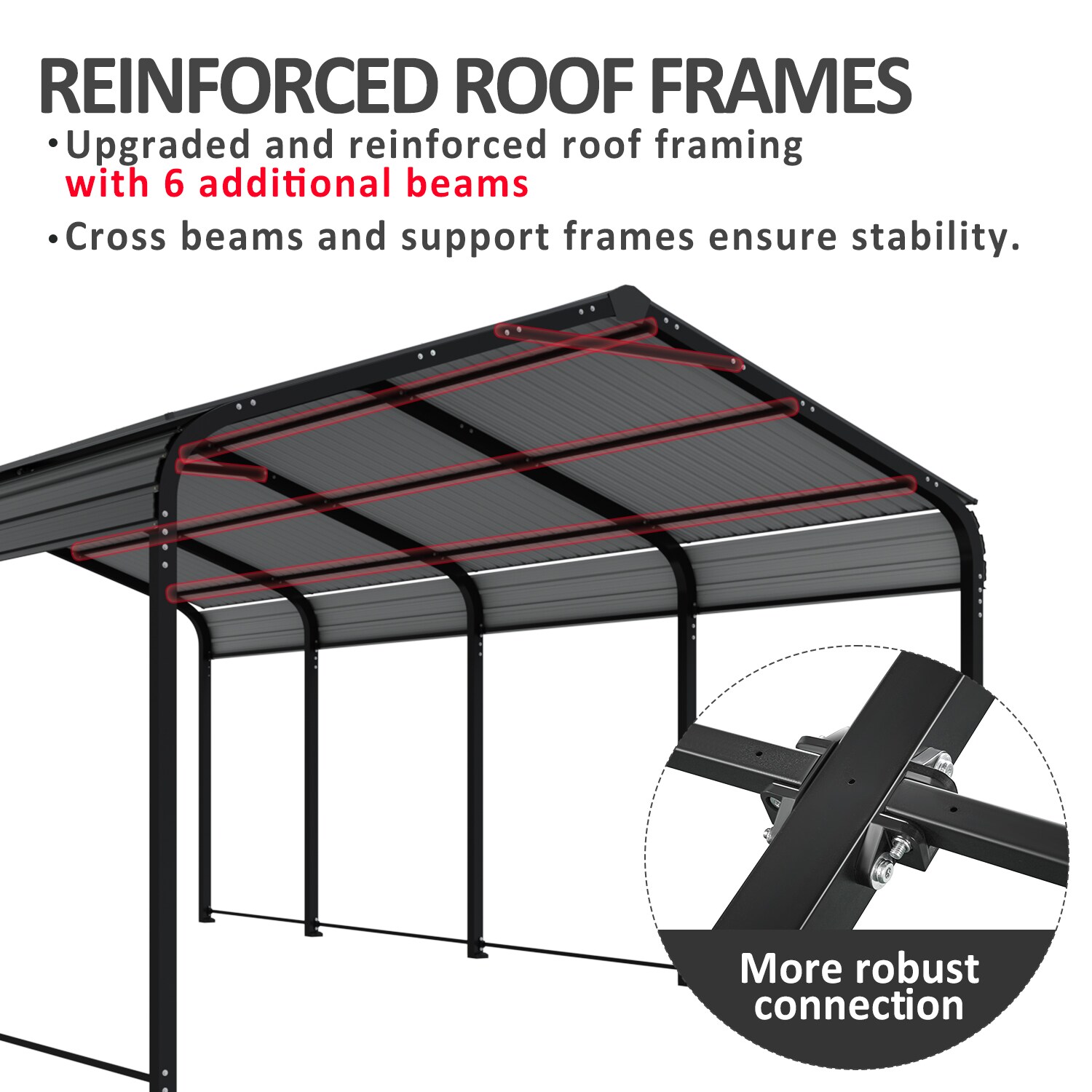AOXUN AX-02505G Carport-Covers - View #4