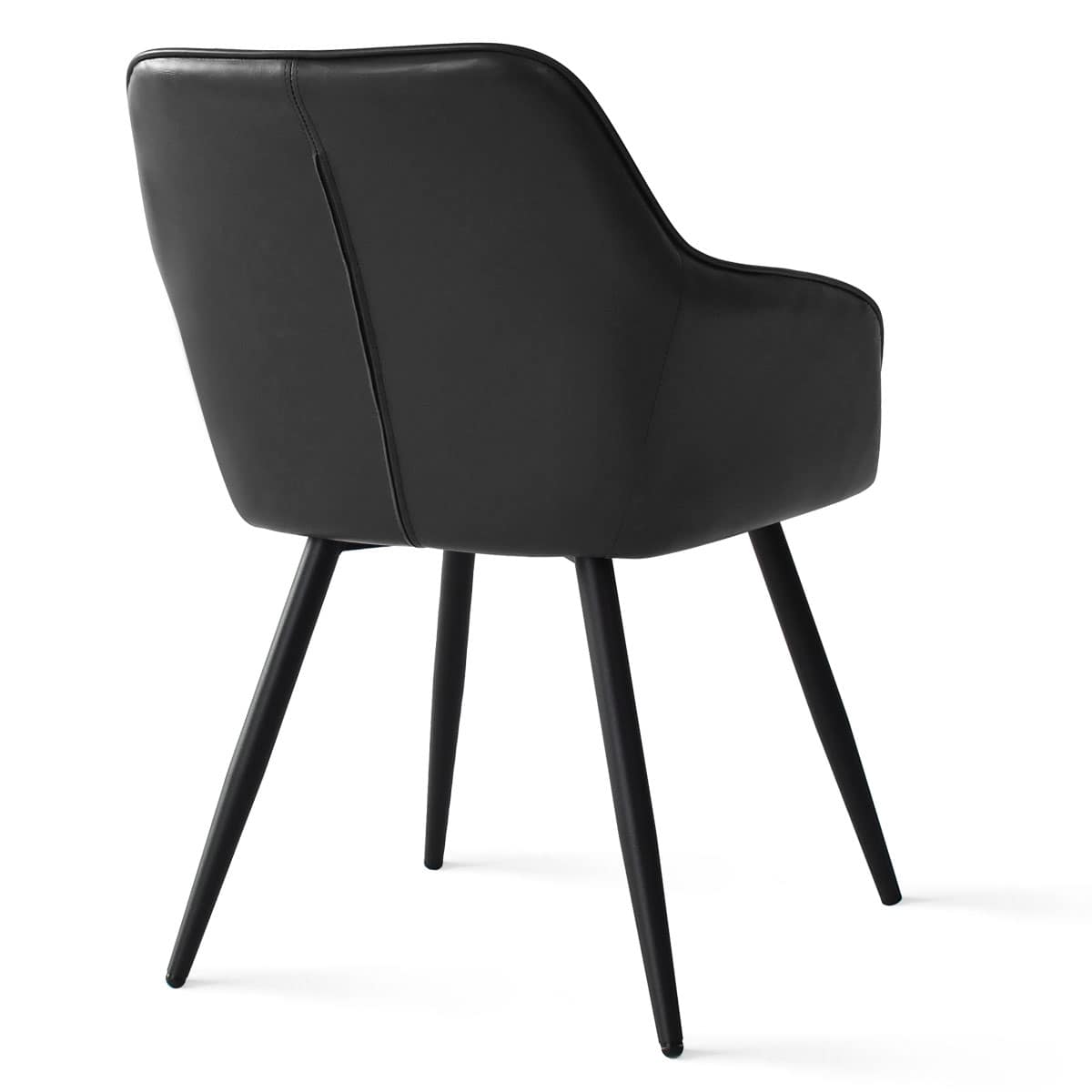 Maison Boucle BOSTON-ARM-BLACK-2 Dining-Chairs - View #5