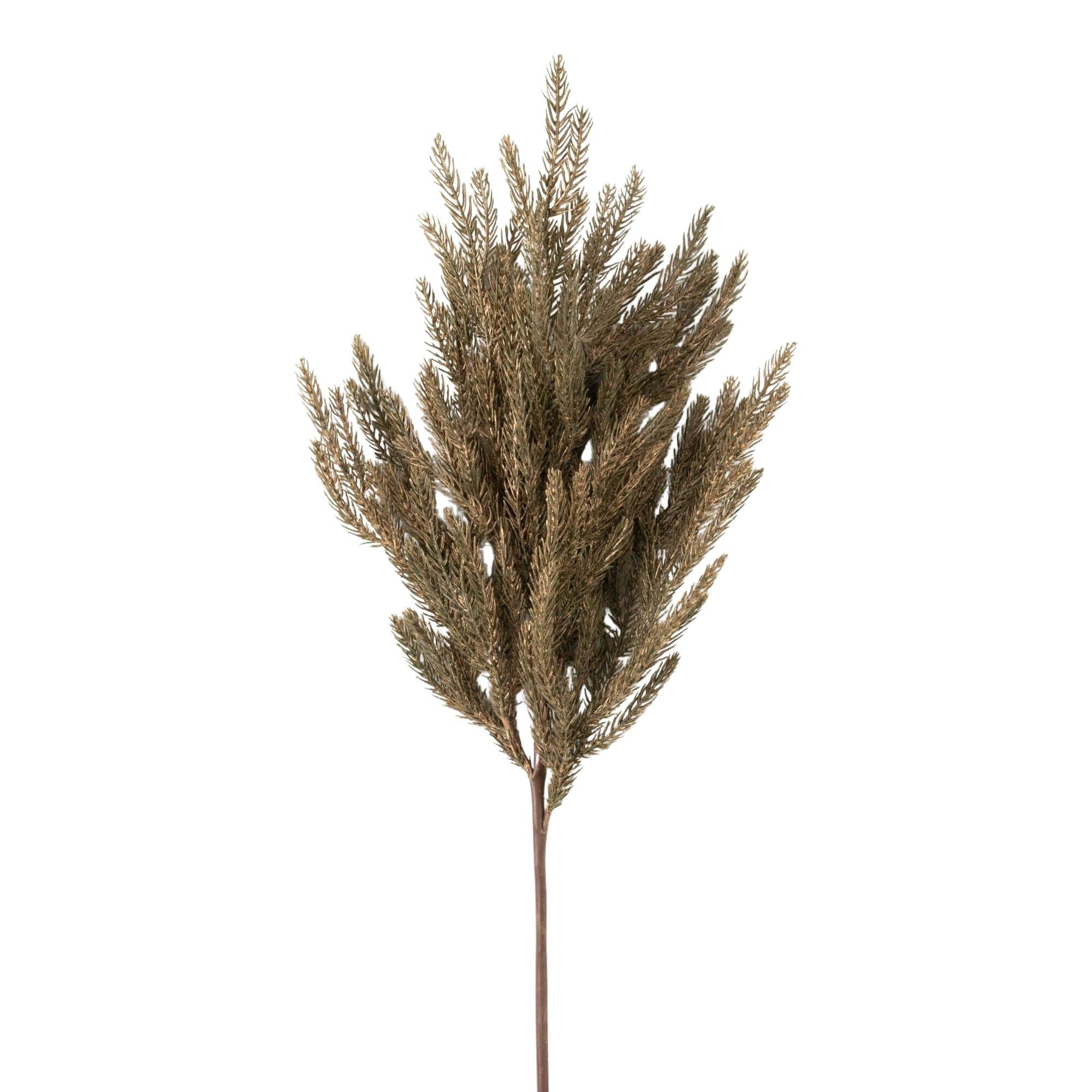 Sullivans SP1282 Gold Pine needle Spray Christmas Tree Pick