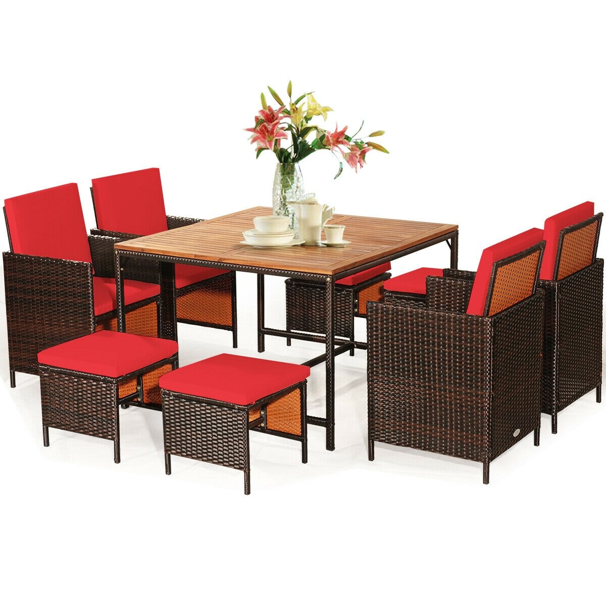 Slickblue D-CO-+ER47607WH Patio-Dining-Sets - View #6