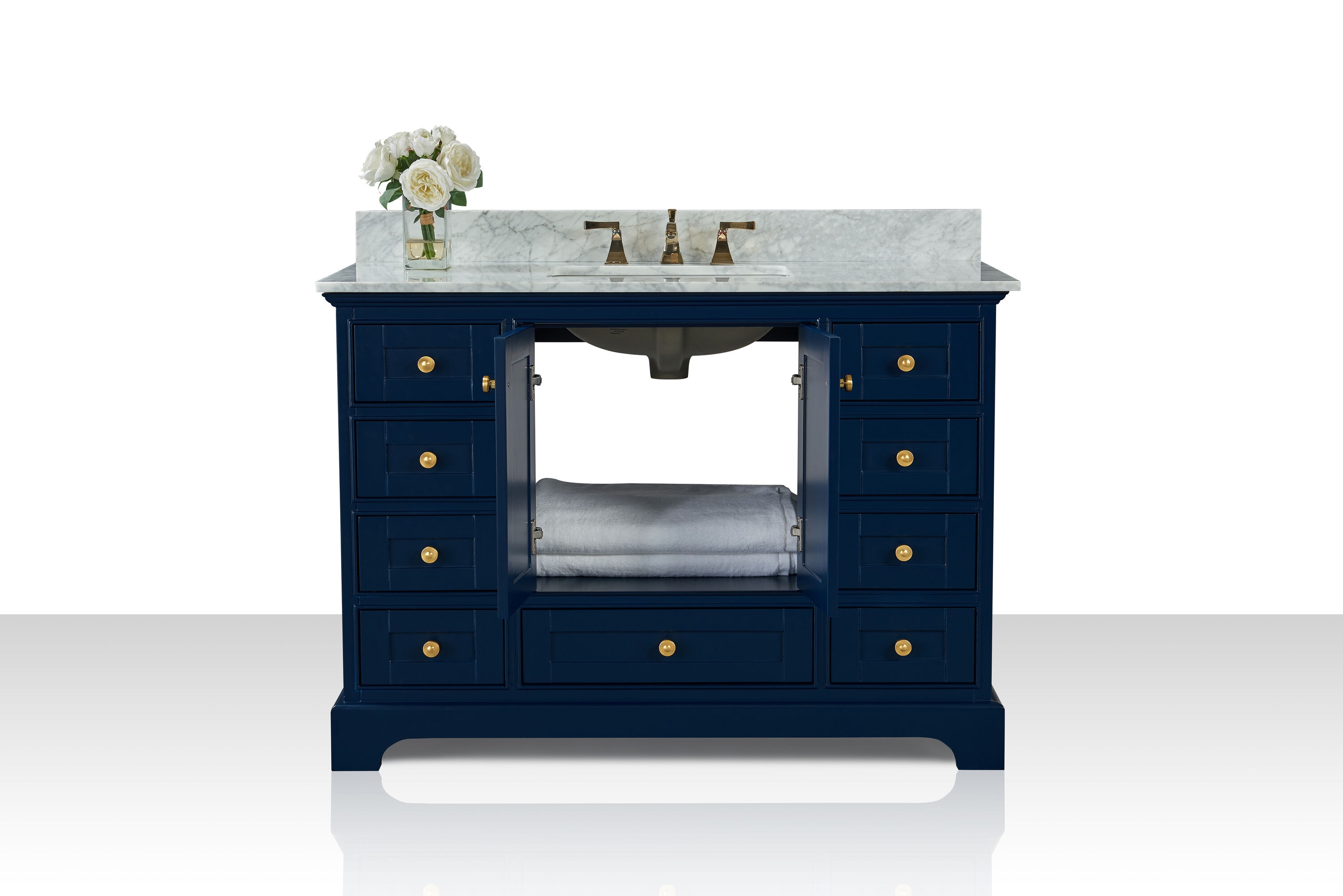 Ancerre Designs VTSAUDREY48HBCWGD Bath-Vanity-Combo - View #12