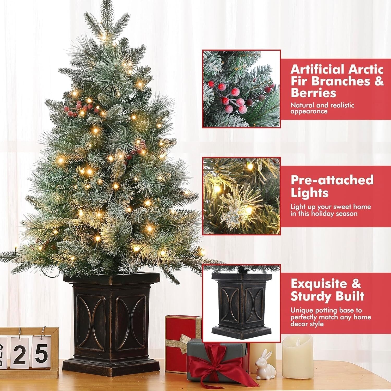 Garvee BY-20251118LA54 Artificial-Christmas-Trees - View #6