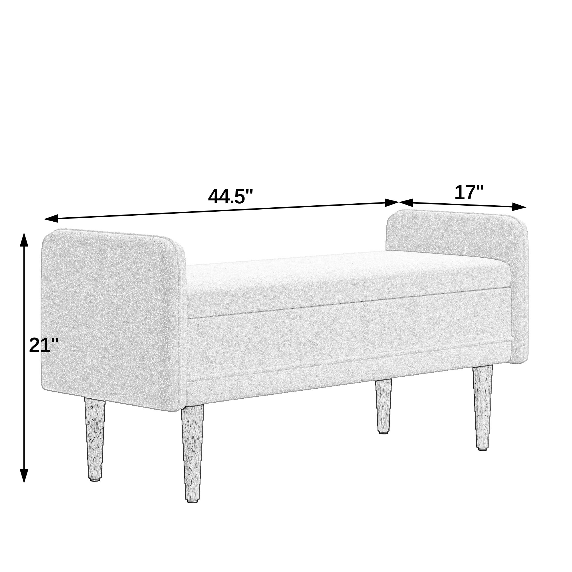 SINOFURN SYA010545YL bench - View #3