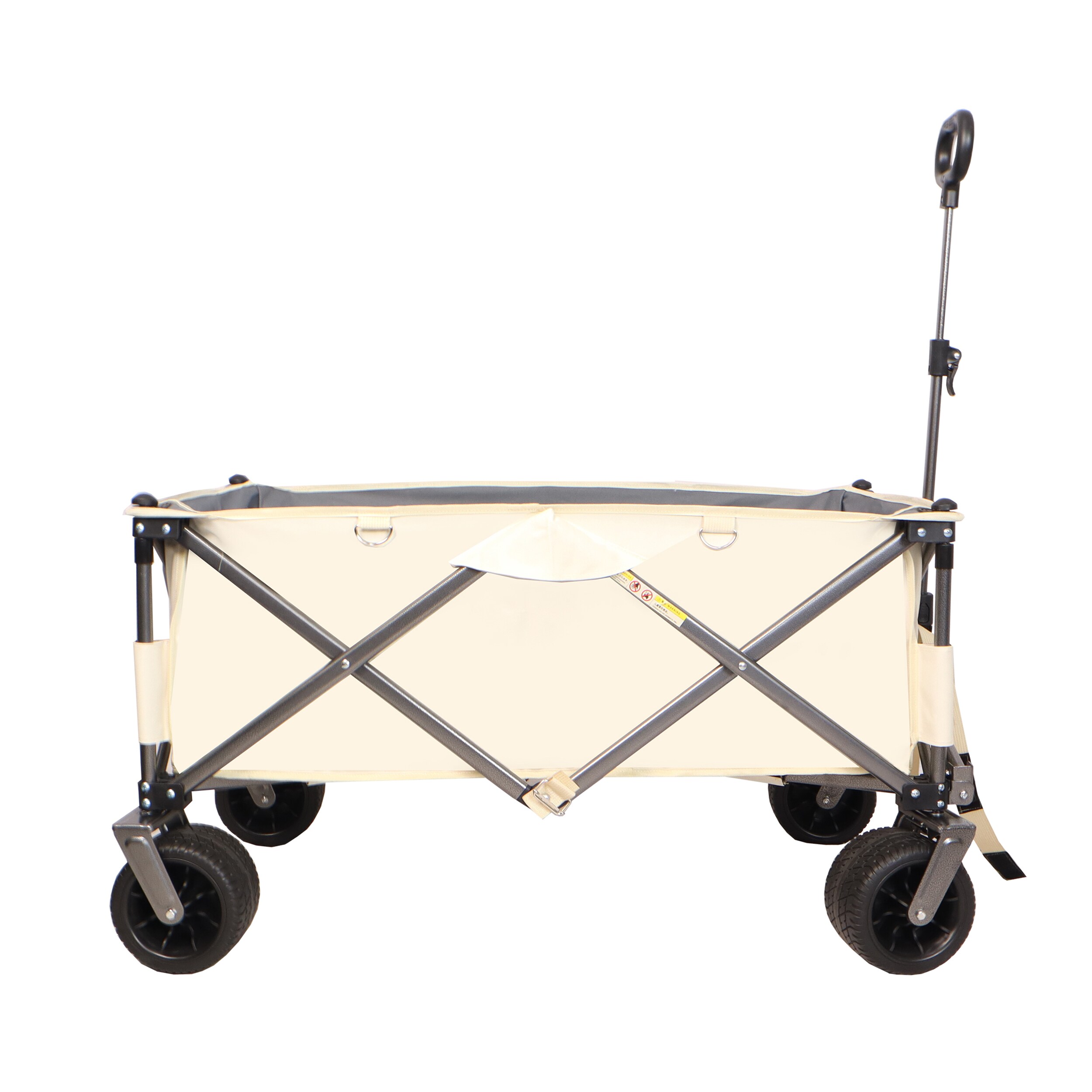 AHIOU HOME ZAZHG-P163961C Scranton 4.7-cu ft Steel Folding Yard Cart - Thumbnail