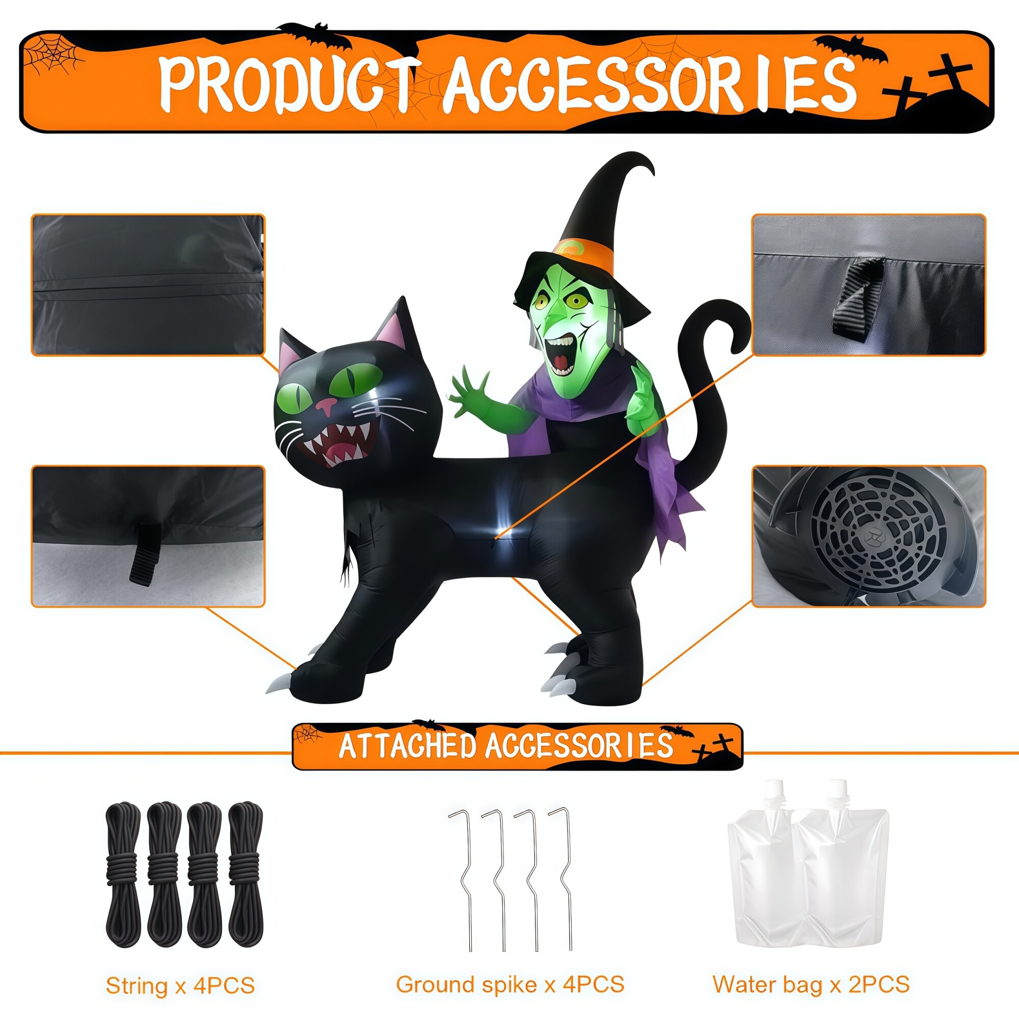 Numhew NHWILL46048 Outdoor-Halloween-Decor - View #7