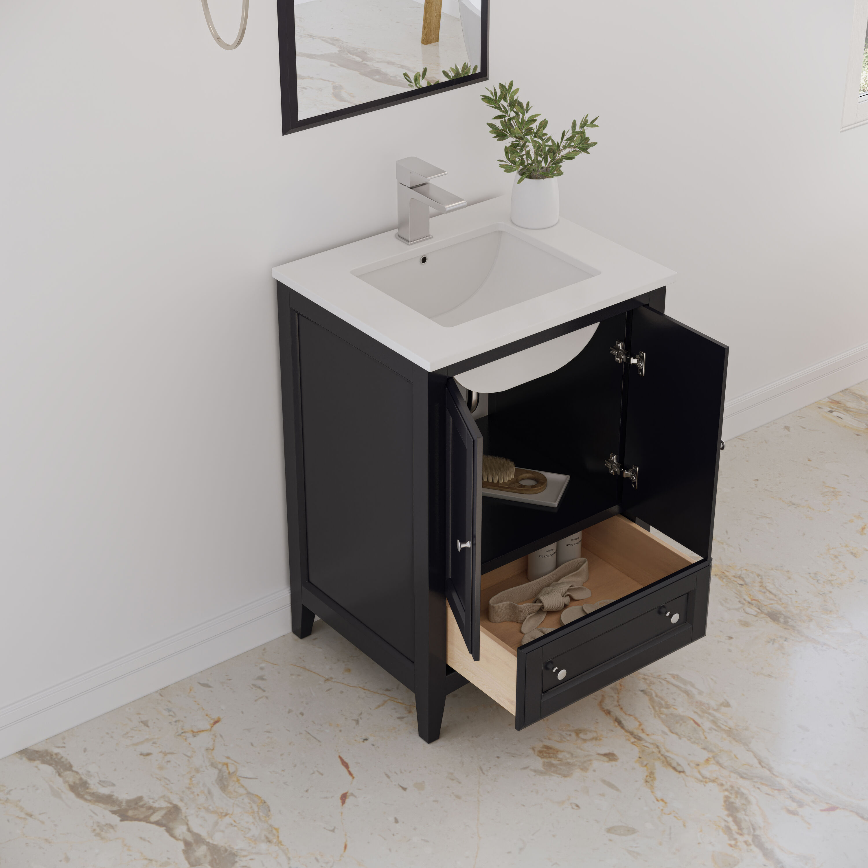 Fresca FVN2024ES Bath-Vanity-Combo - View #3