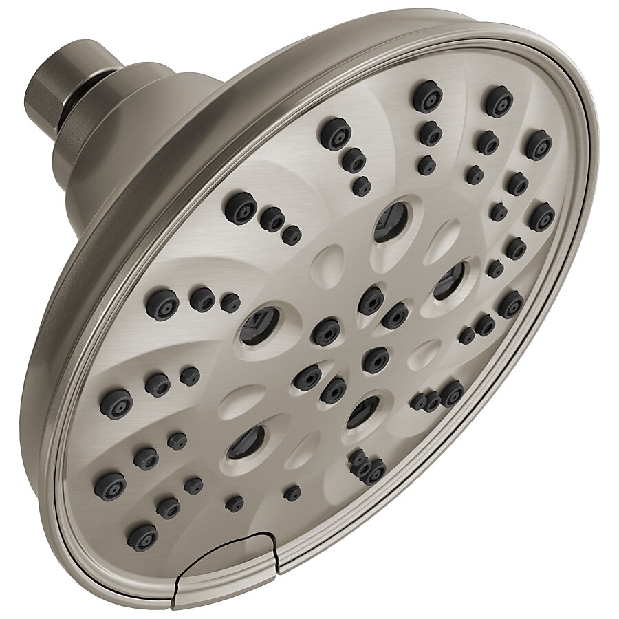 Delta Universal Showering Components Stainless 5-Spray Rain Shower Head 1.75-GPM (6.6-LPM) Delta Universal Showering Components Stainless 5-Spray Rain Shower Head 1.75-GPM (6.6-LPM)