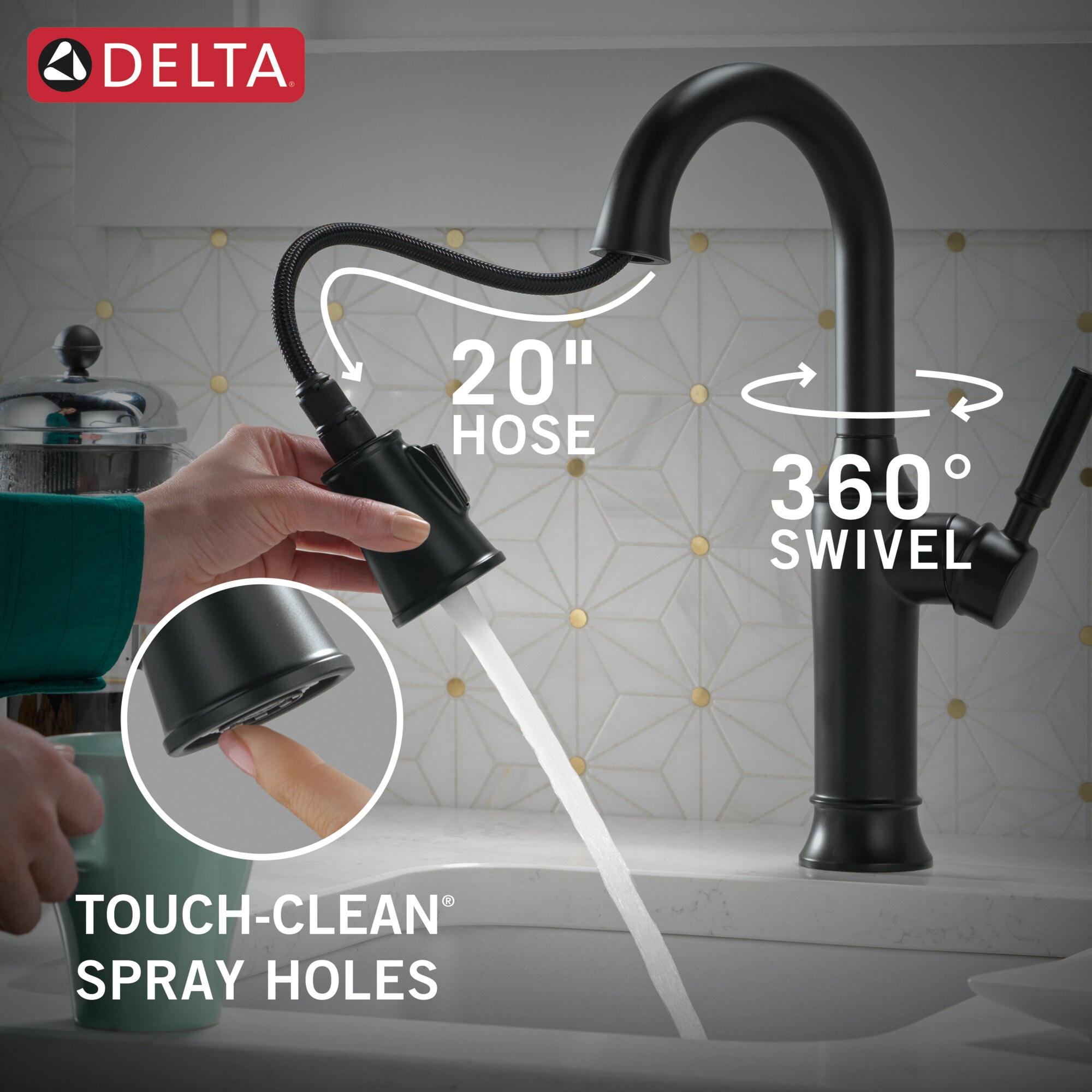 Delta 9984-BL-DST Kitchen-Faucets - View #8