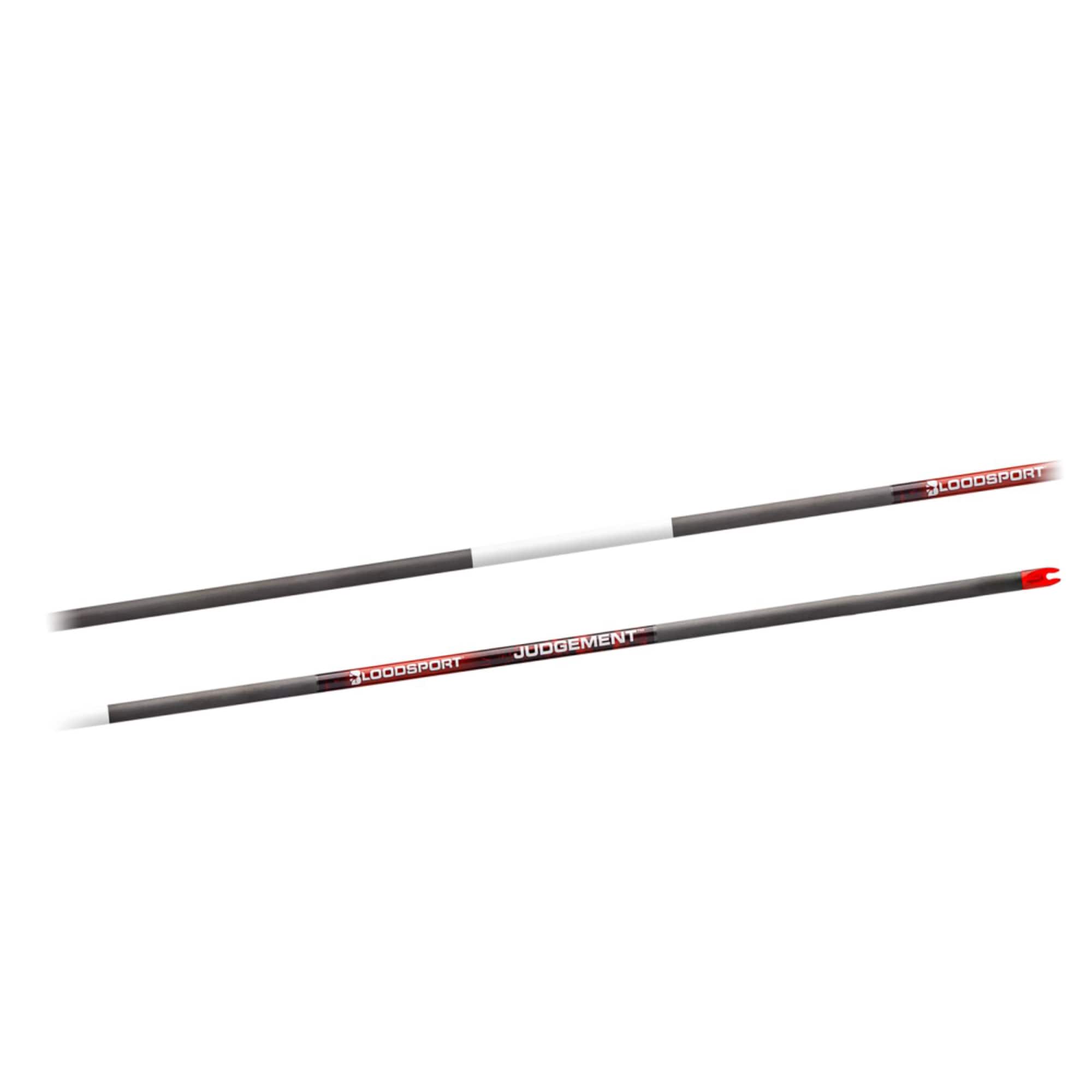  BLS-BLD135B Bloodsport Judgement Bare Shaft Arrow 350 Spine 12 Pack