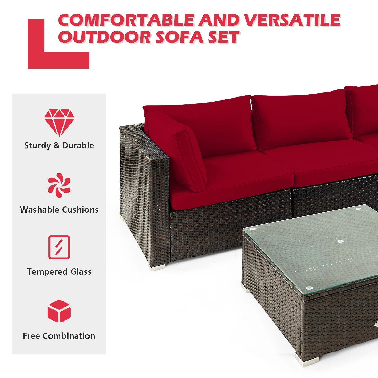 Volenca VOL-1CCVL8 Patio-Sofas-Daybeds - View #4