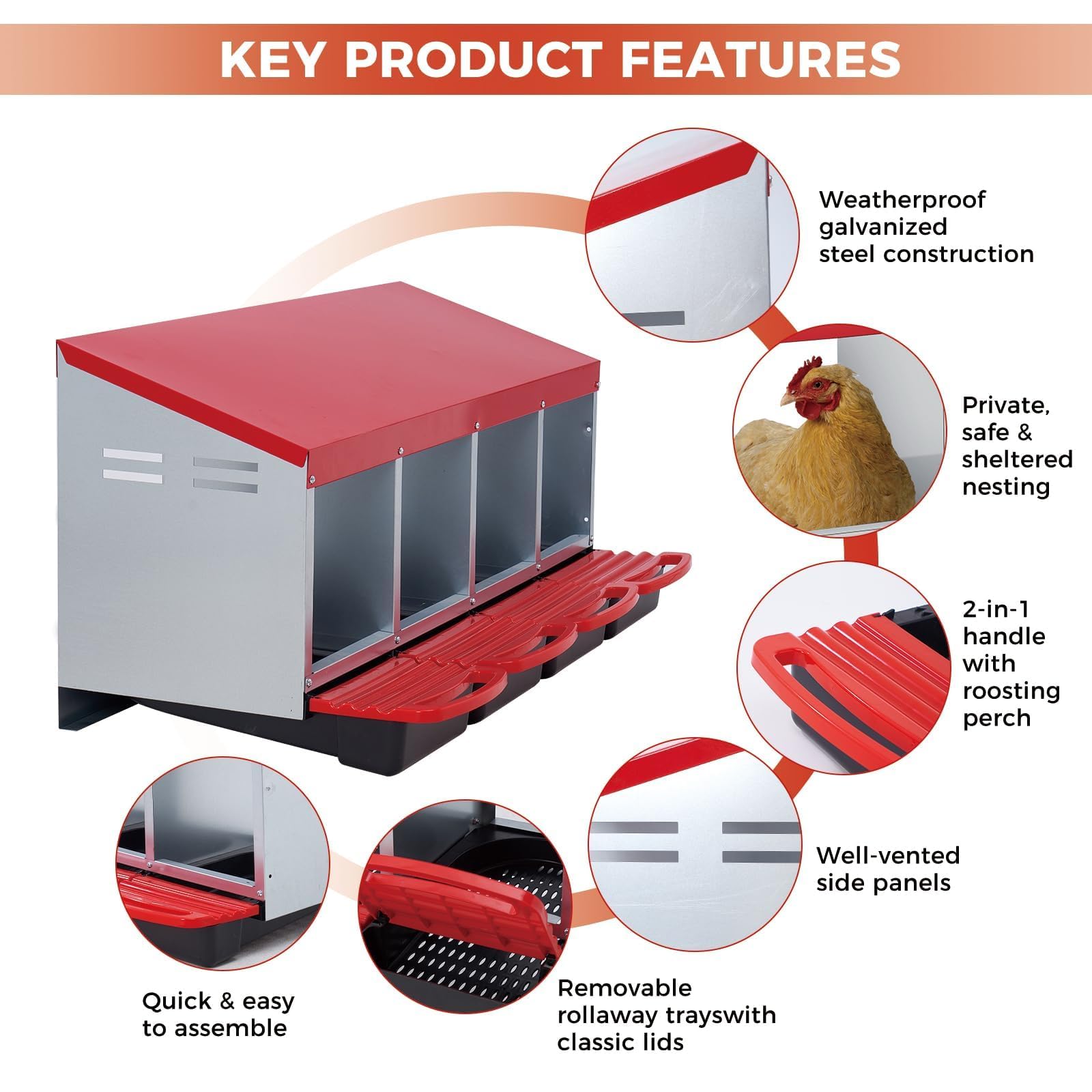DEXSO ENCOREPPGBA5505 Chicken-Coops-Rabbit-Hutches - View #7